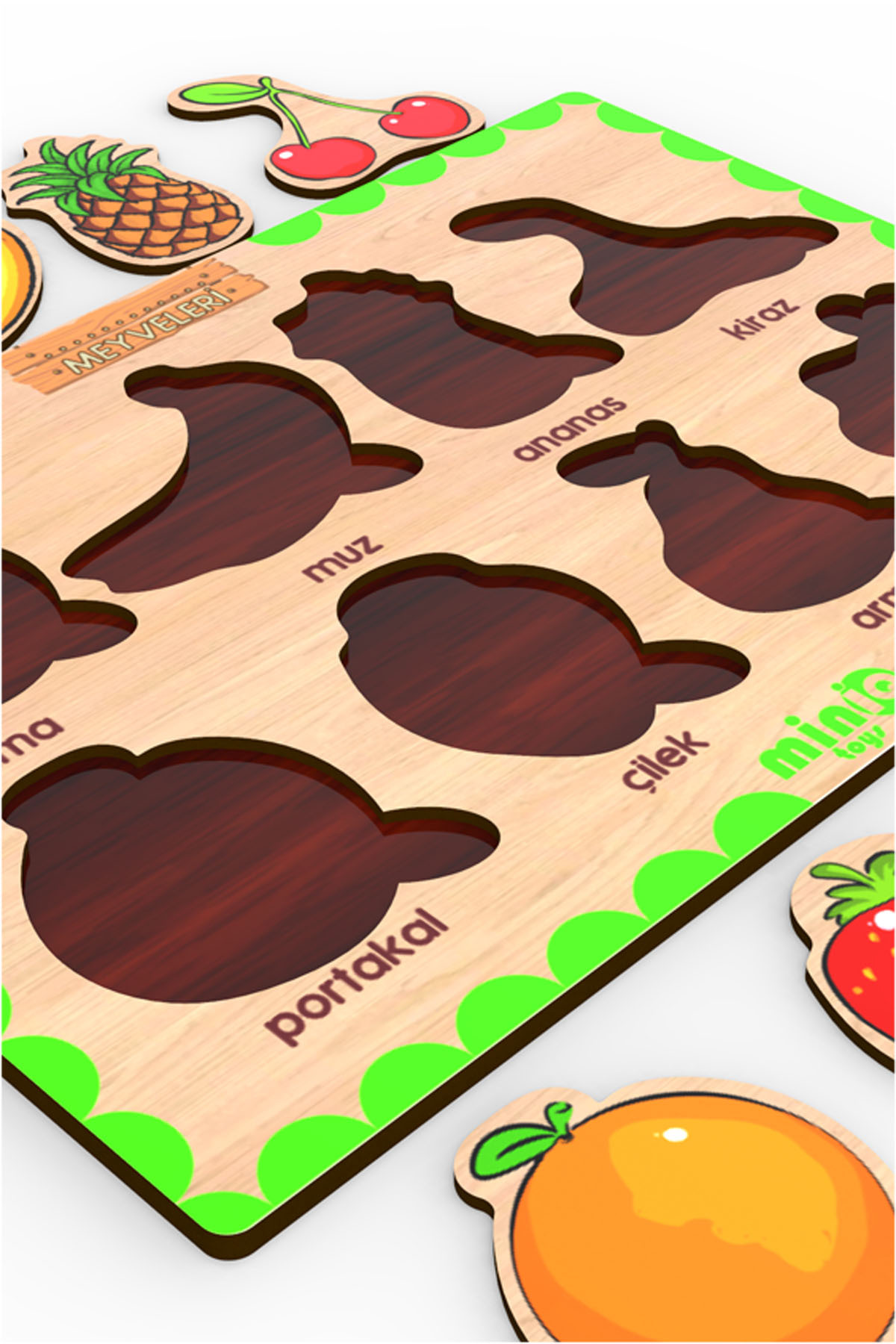 minİQ toys Ahşap Türkçe Meyveler+meslekler+sekiller+sayilar 4’lü Set Eğitici-öğretici Yapboz fotoğrafı 7 (önizleme)