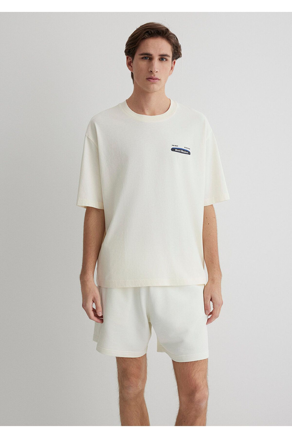 Mavi-Best Choice Printed Ecru T-Shirt Relaxed Fit / Άνετη εφαρμογή 0612606-86420 5