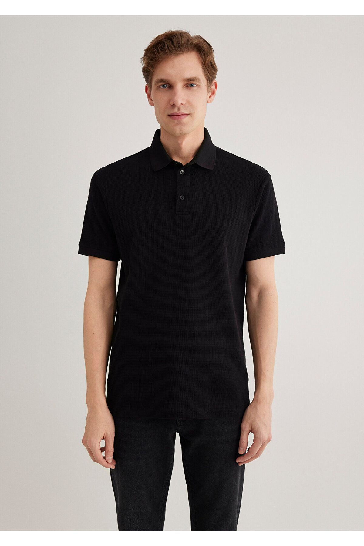 Mavi-Black Polo T-Shirt Slim Fit 0612521 -900 4