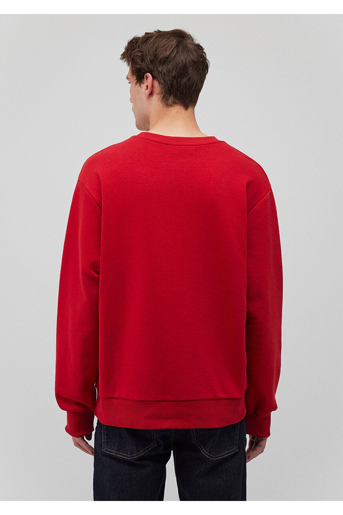 Mavi-Rotes Sweatshirt mit Neujahrsmotiv 0s10297-86417 4