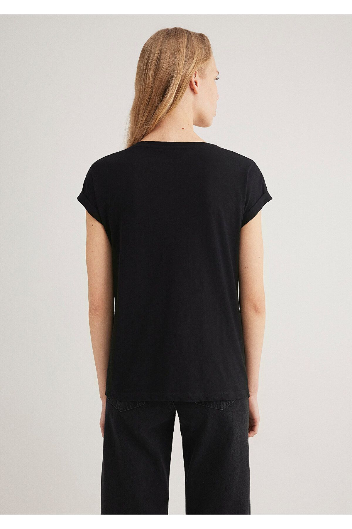 Mavi-Λογότυπο Μαύρο T-Shirt Slim Fit / Slim Fit 166422-900 5