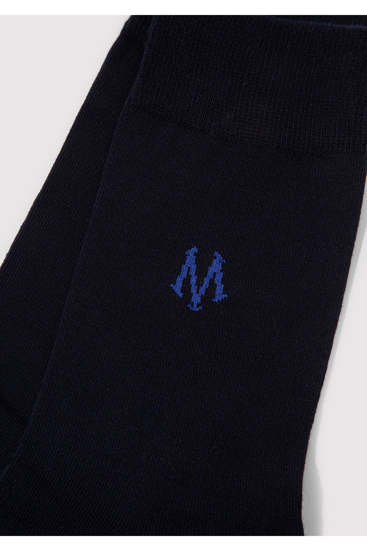 Mavi-Logo Printed Navy Blue Socks 090250-26828 2