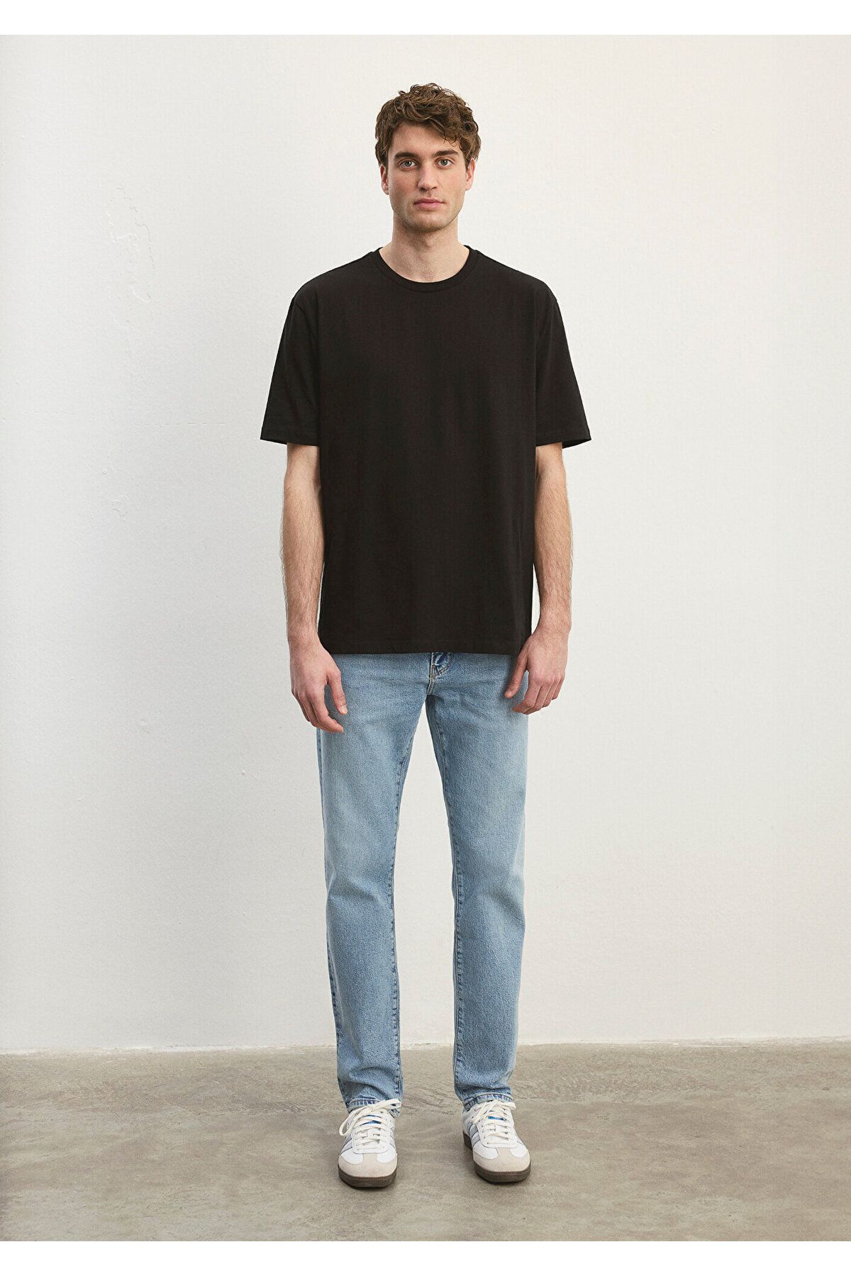 Mavi-Μαύρο Stretch Basic T-Shirt - Loose Fit0610136-900 2