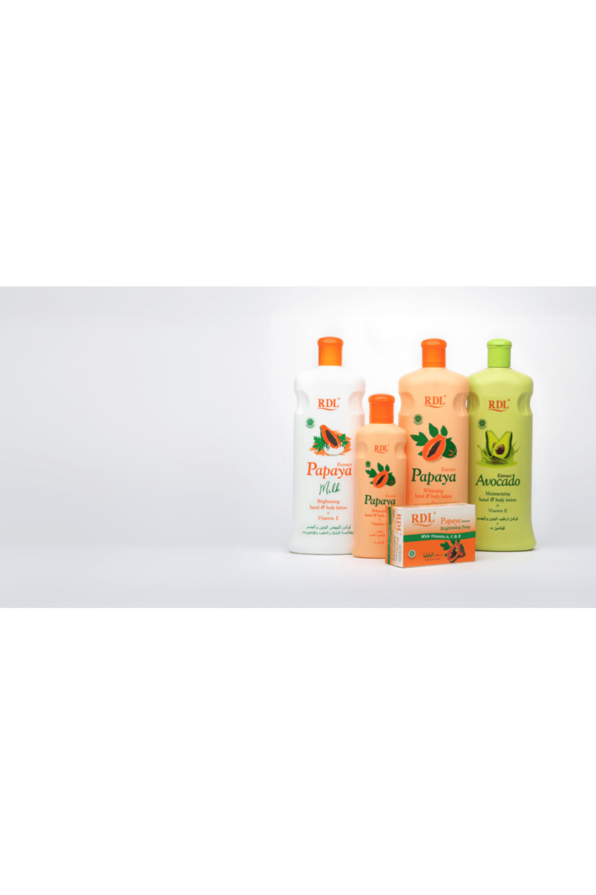 RDL-Papaya Extract Whitening Hand & Body Lotion + Vitamin E 600 ml 6