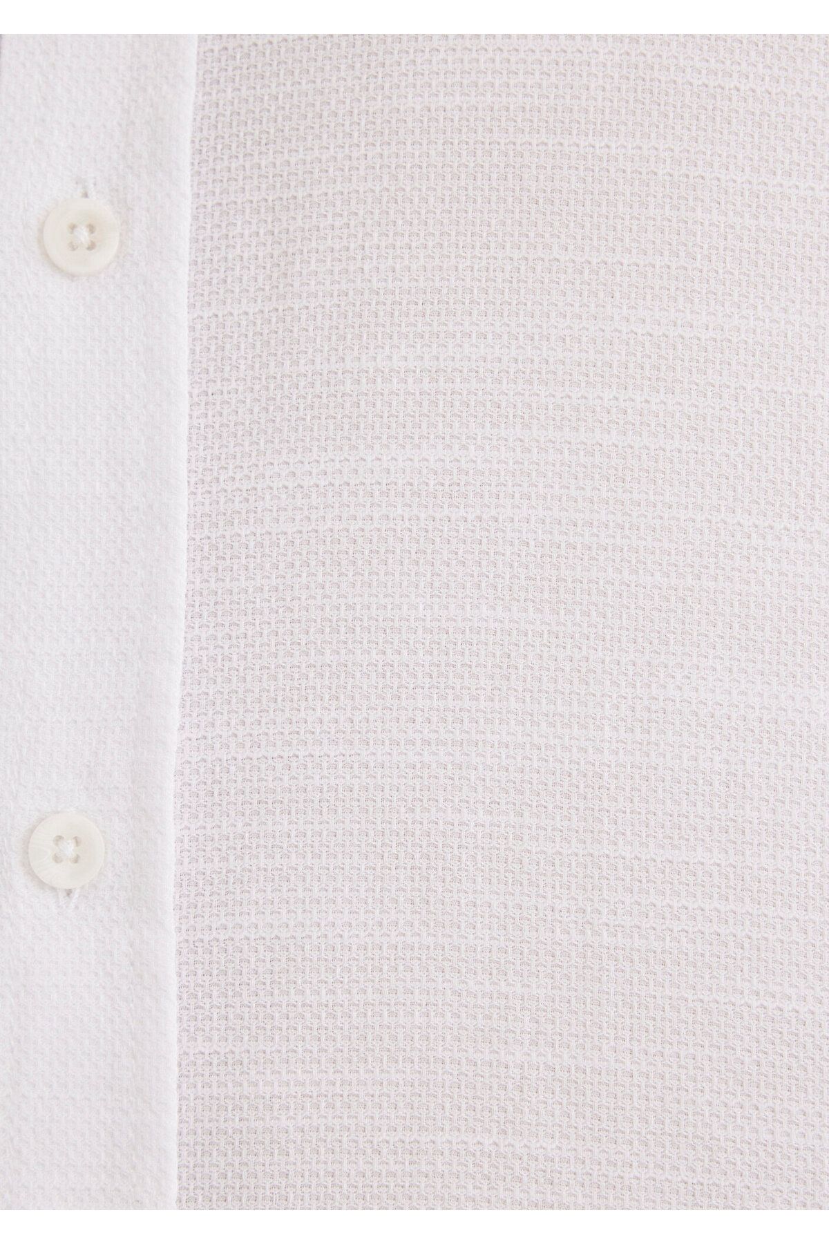 Mavi-White Shirt Fitted / Close-fitting Cut 020579-25705 6