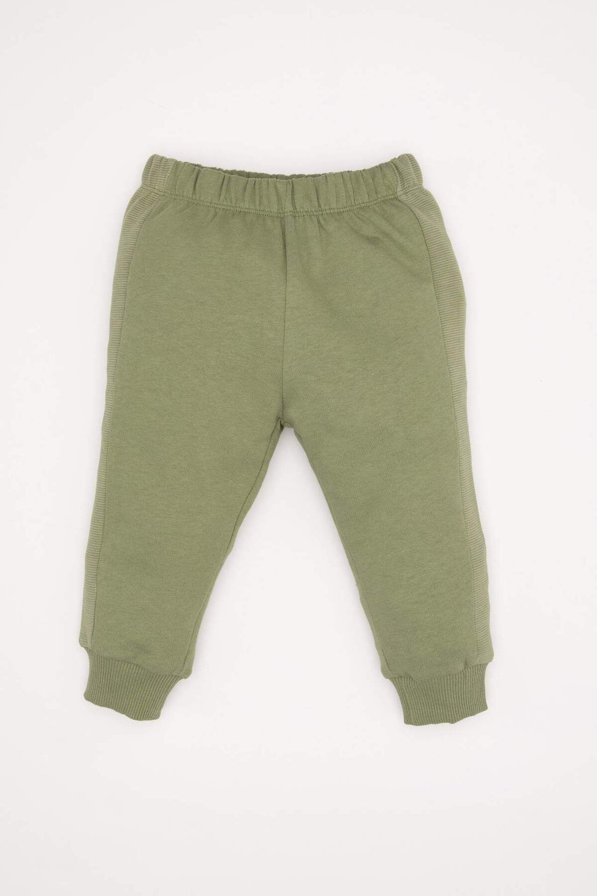 DeFacto-Baby Boy 2 Piece Set Printed Crew Neck Sweatshirt Elastic Waist Jogger Sweatpants D5935A524Wn 2