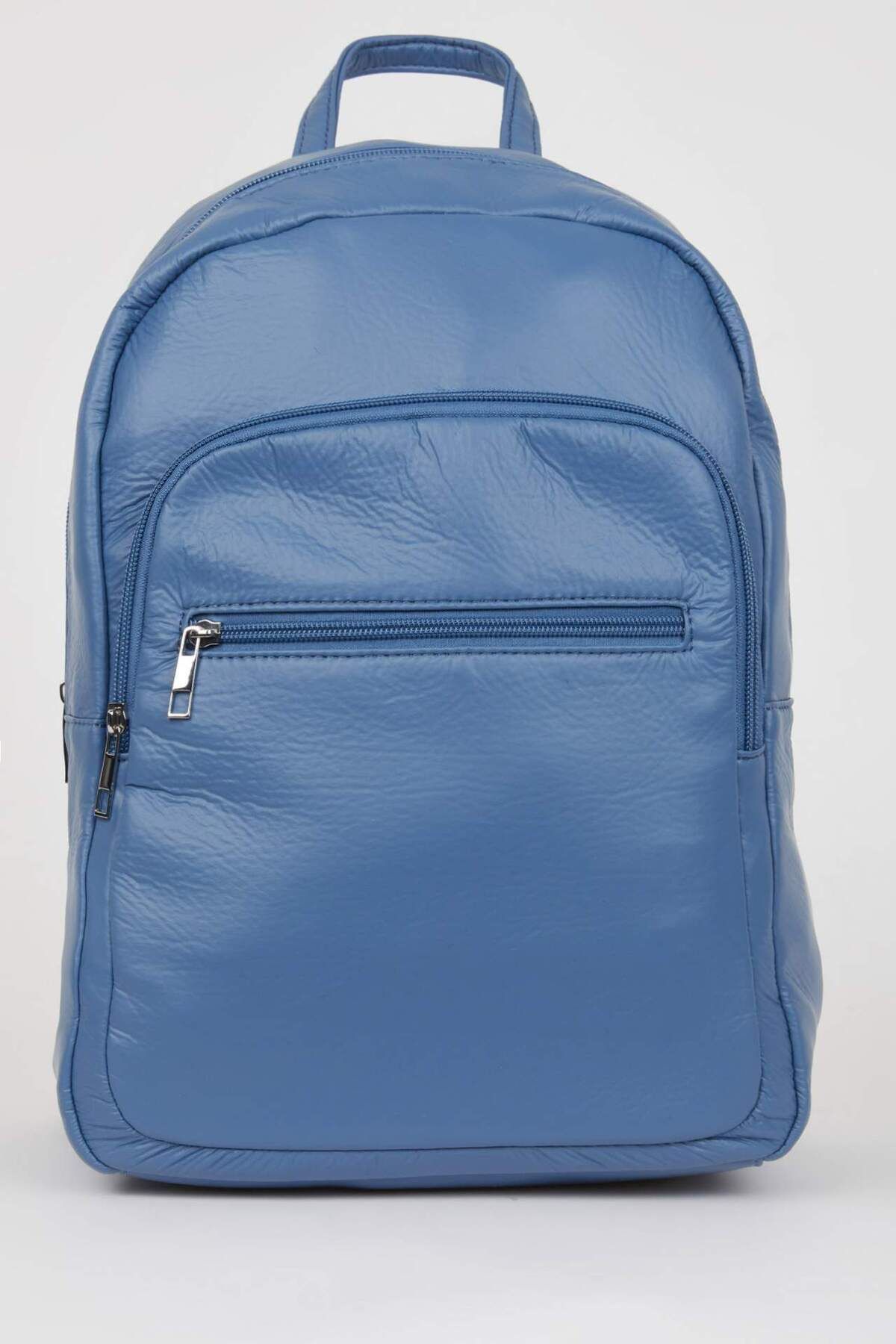 DeFacto-Unisex Faux Leather School Backpack C5606Axns 1