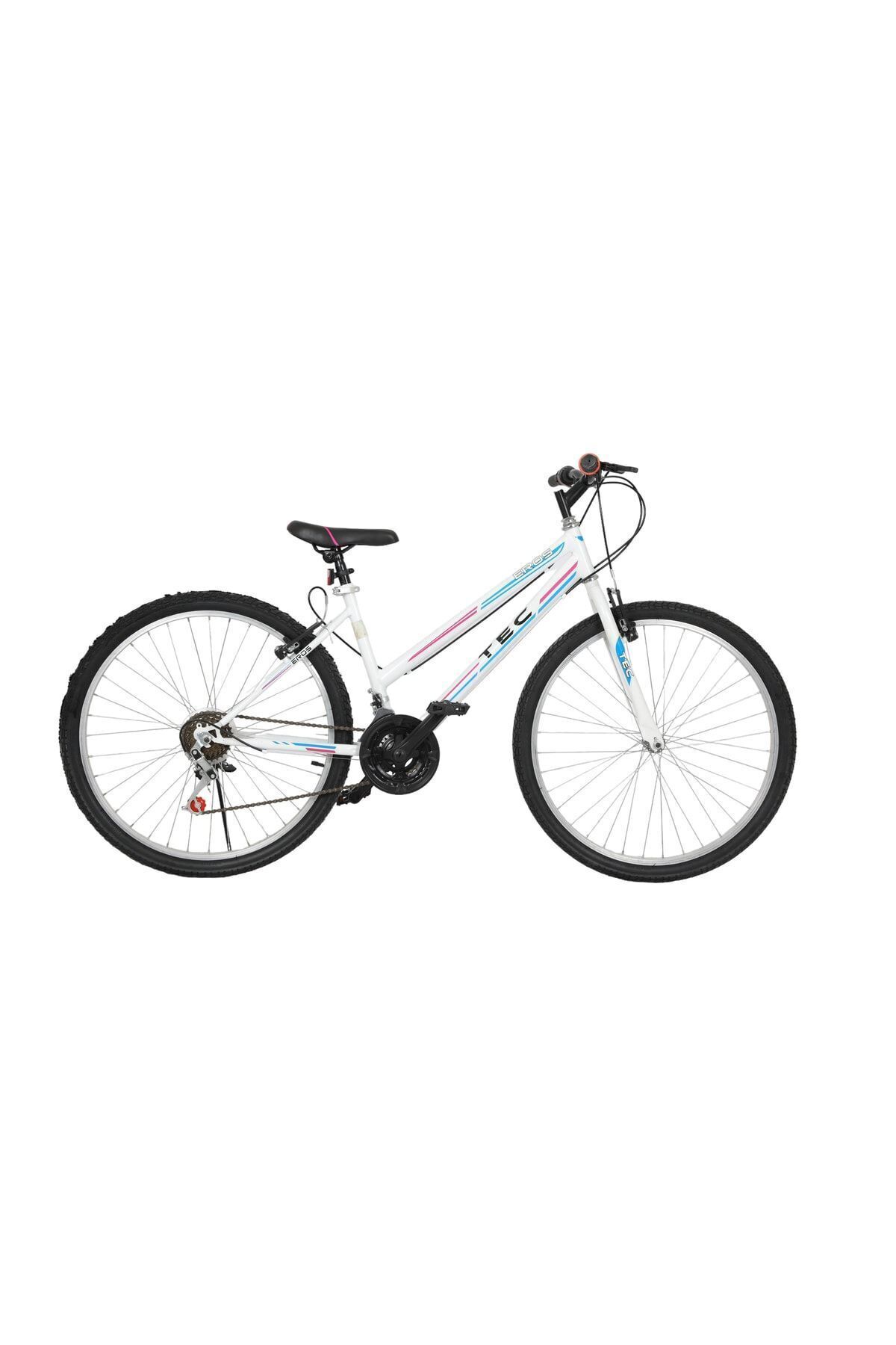 Belderia Bisiklet Vision Tec Eros 26" Jant 21 Vites Kadın Dağ Bisikleti Beyaz - Pembe