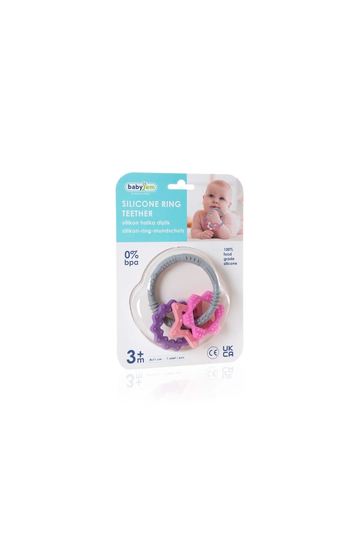Babyjem-Silicone Ring Teethers 4