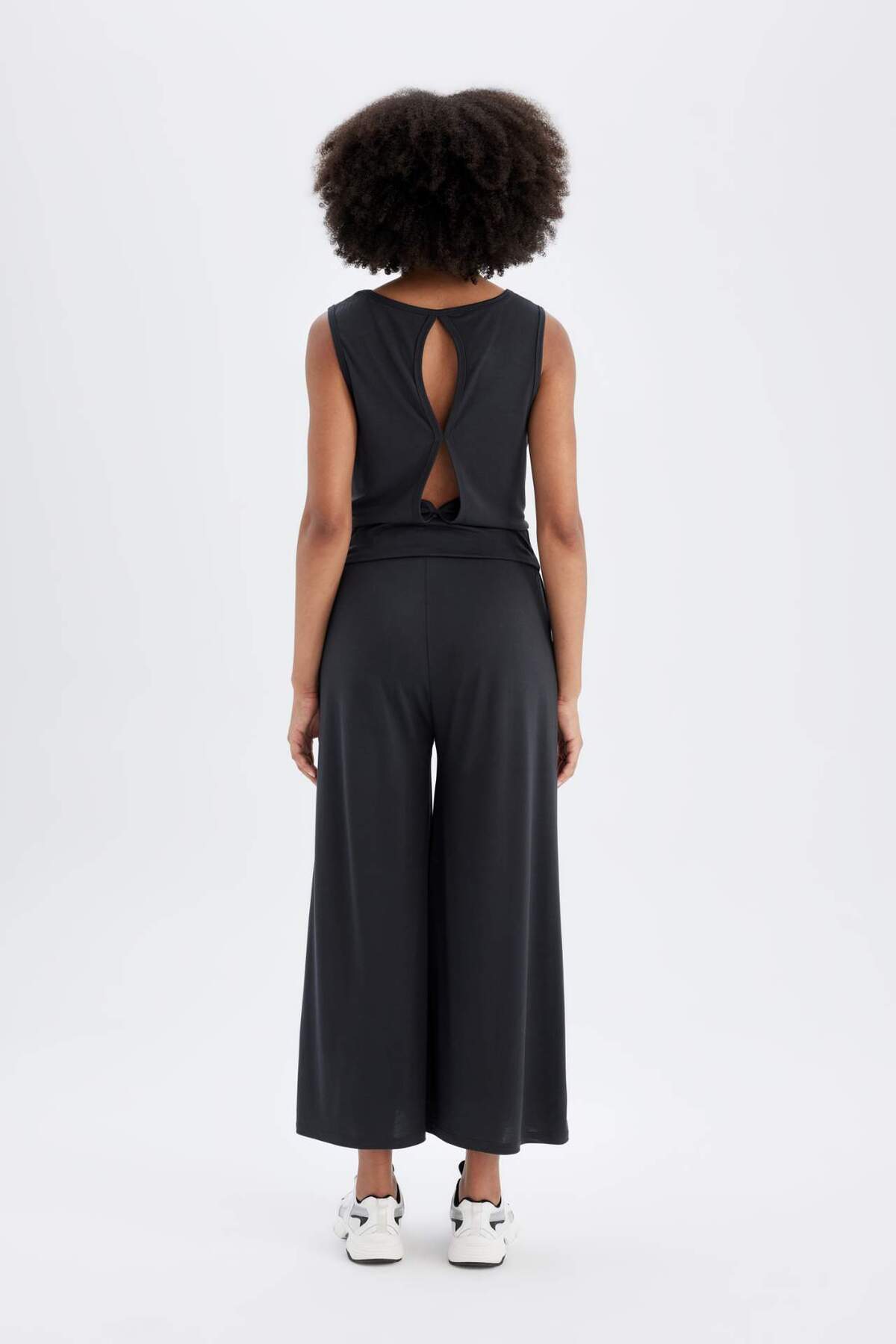 DeFacto-Fit Wide Leg Hose mit weitem Bein, Standardgröße, Modalstoff C0491ax24sm 5