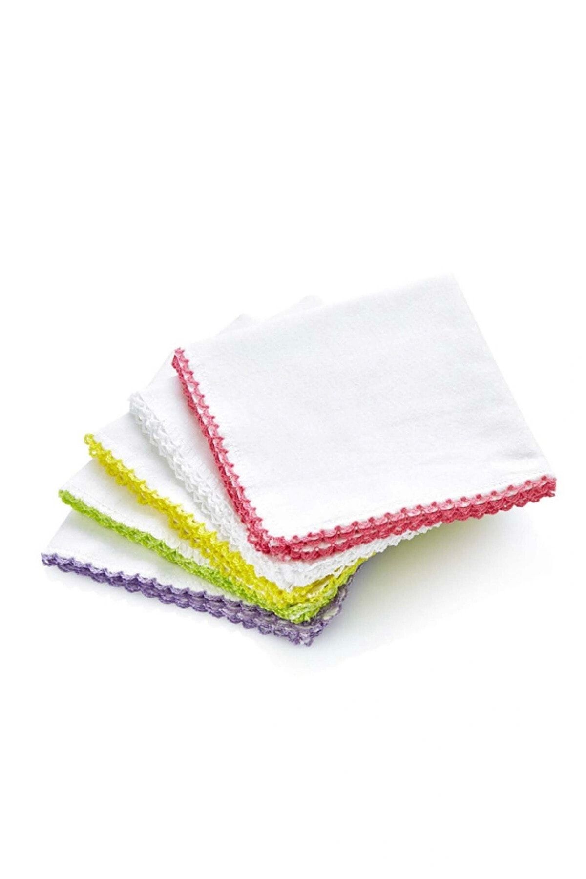 Babyjem-433 Model White Mouth Cloth - 20X20 Cm, 10 Pieces 1