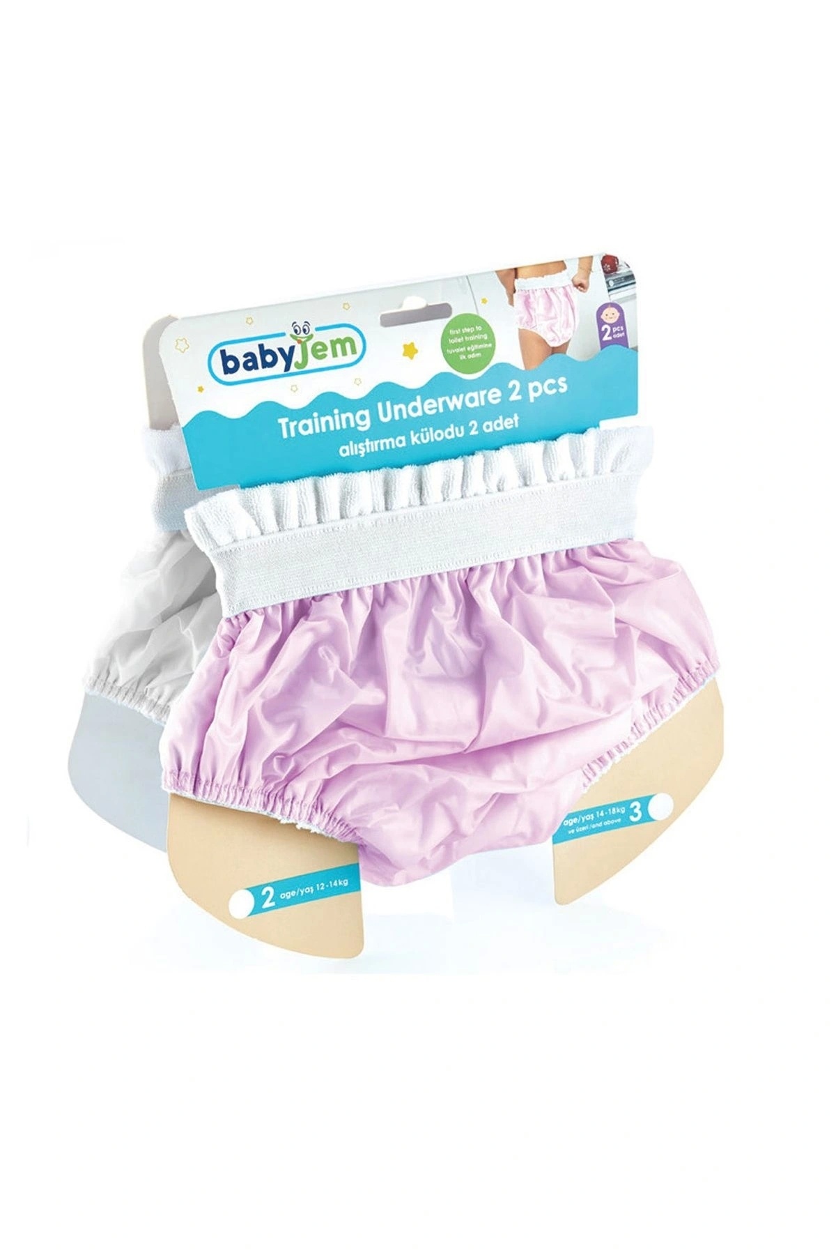 Babyjem Alıştırma Külodu 2li Pembe 2 Yaş