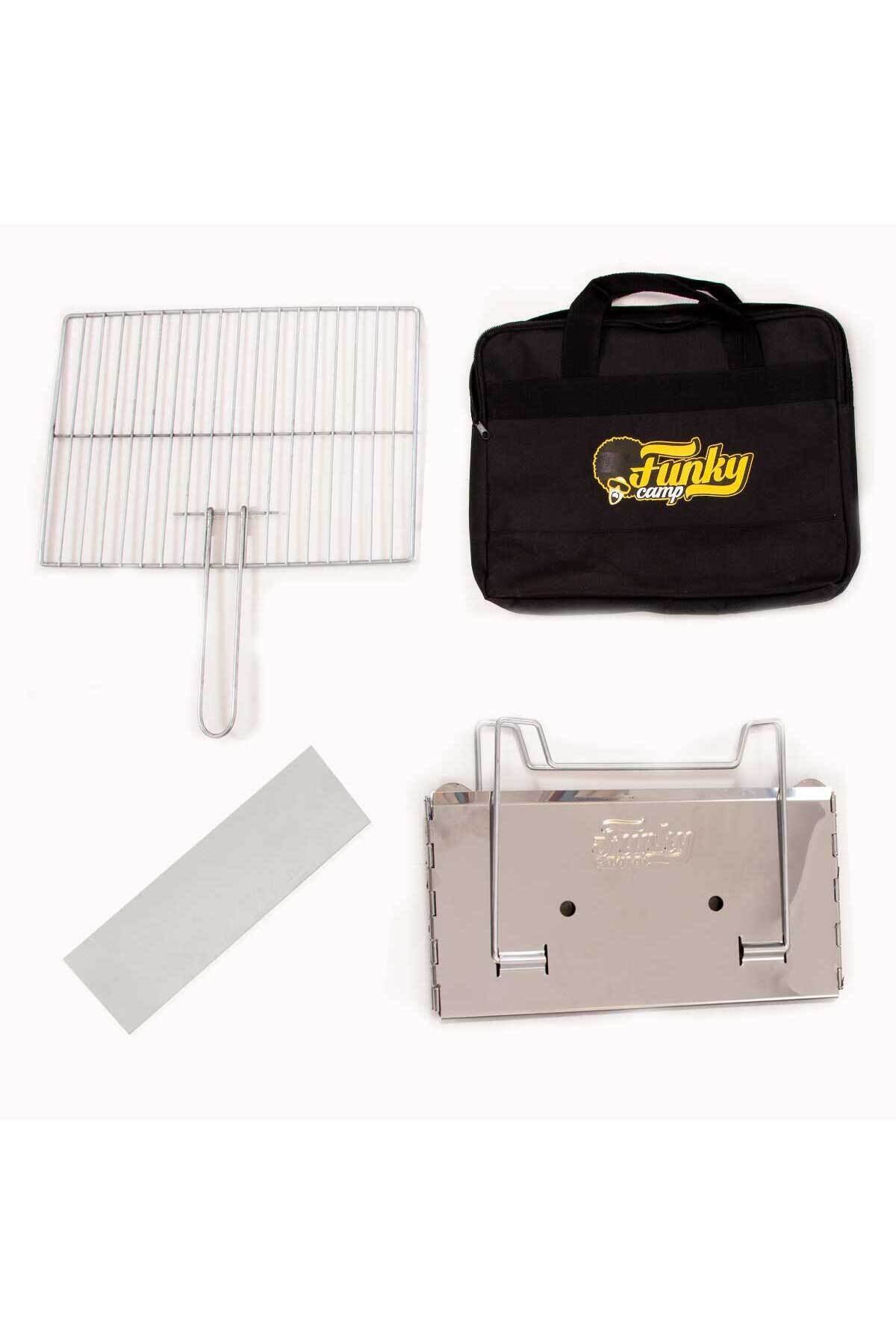 Funky Chaırs Stainless Steel Folding Camping And Picnic Barbecue