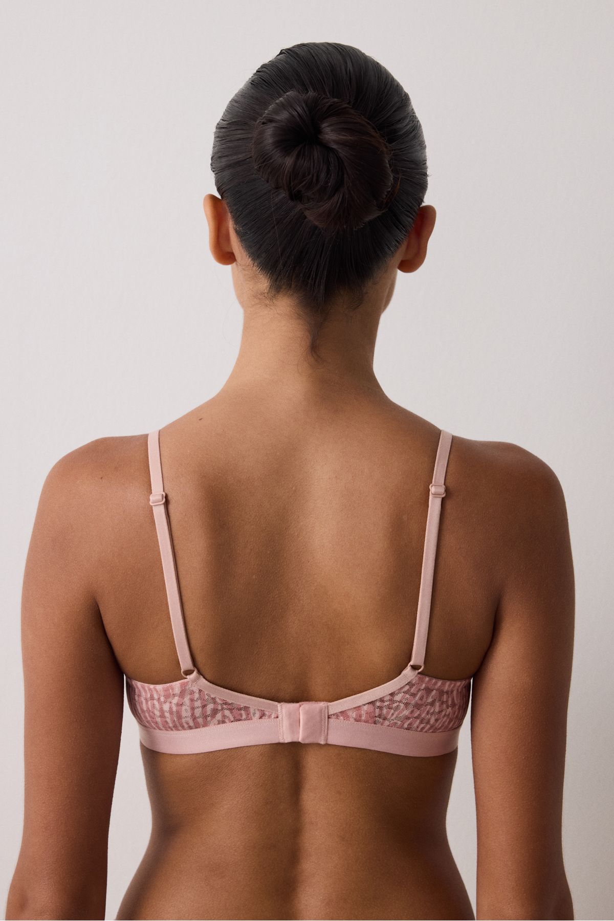 Penti-Light Dusty Rose Zebra Patterned Underwire-Free Triangle Bra 6