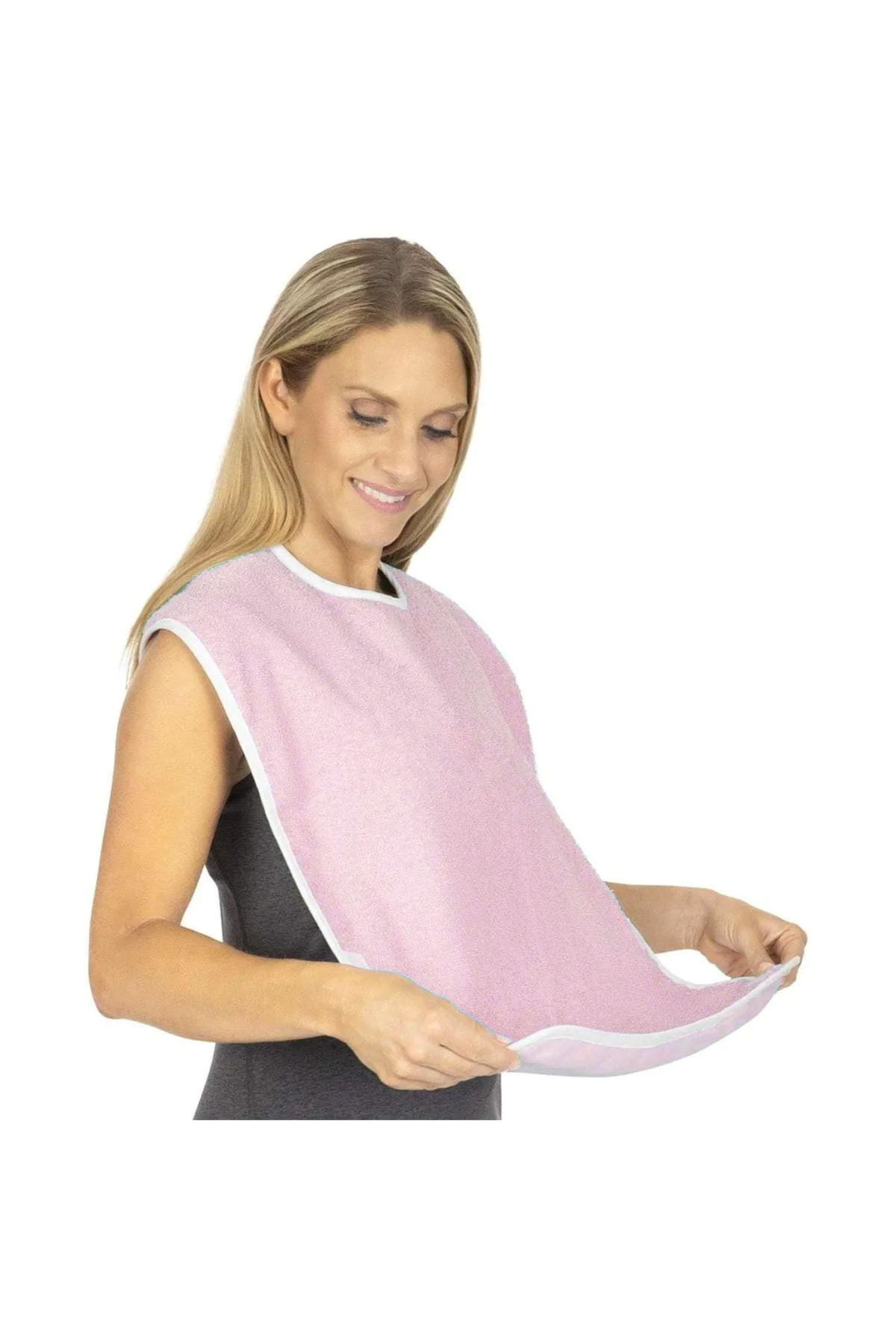 kırmed Yıkanabilir Hasta Yemek/mama Önlüğü Yetişkin Cırtlı-cepli 3 Adet