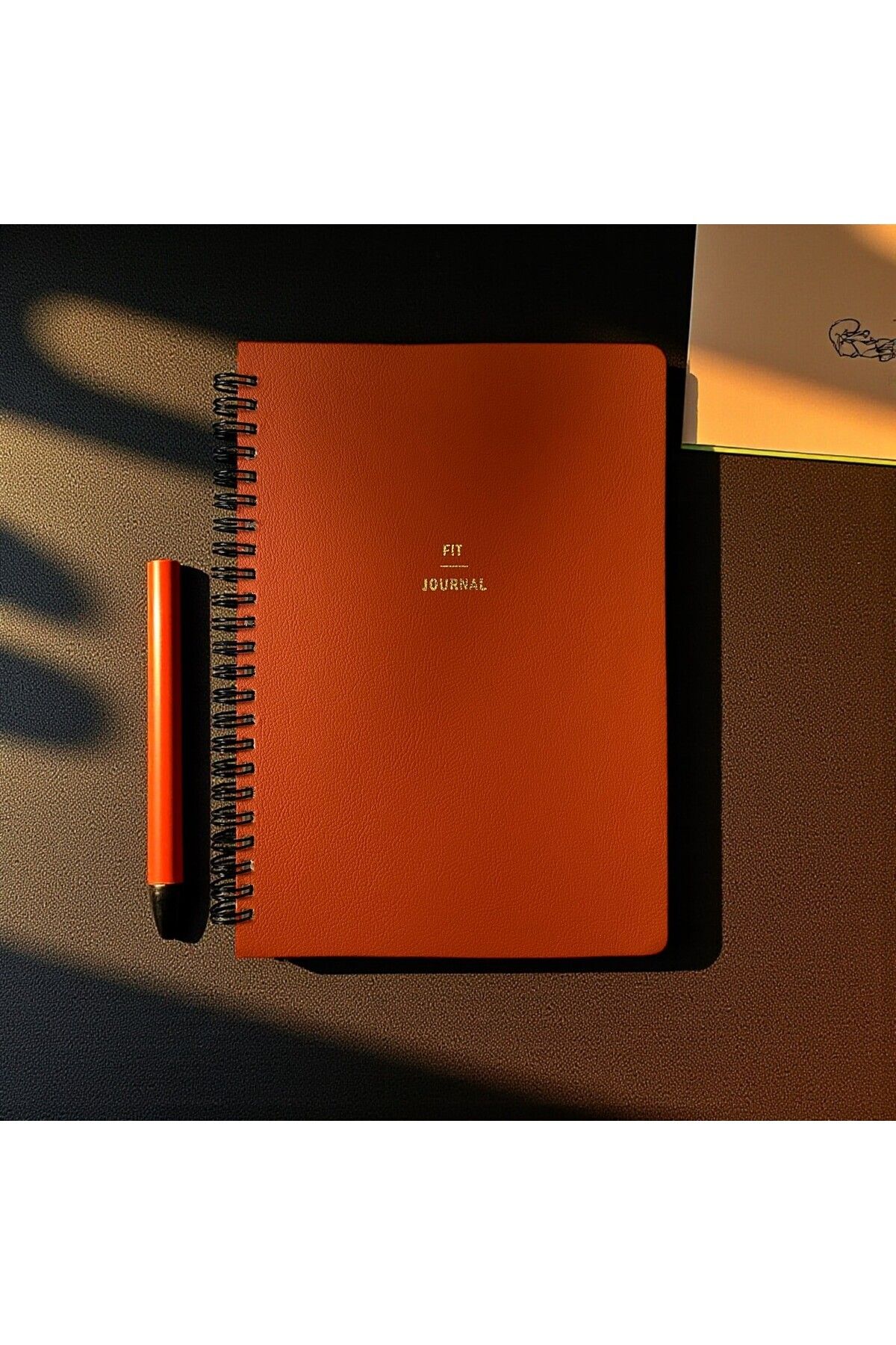 Fark Tanıtım-Fit Journal Sports and Exercise Planner Notebook – Daily with 4-Month Goal Tracking |   A5 Spiral 2