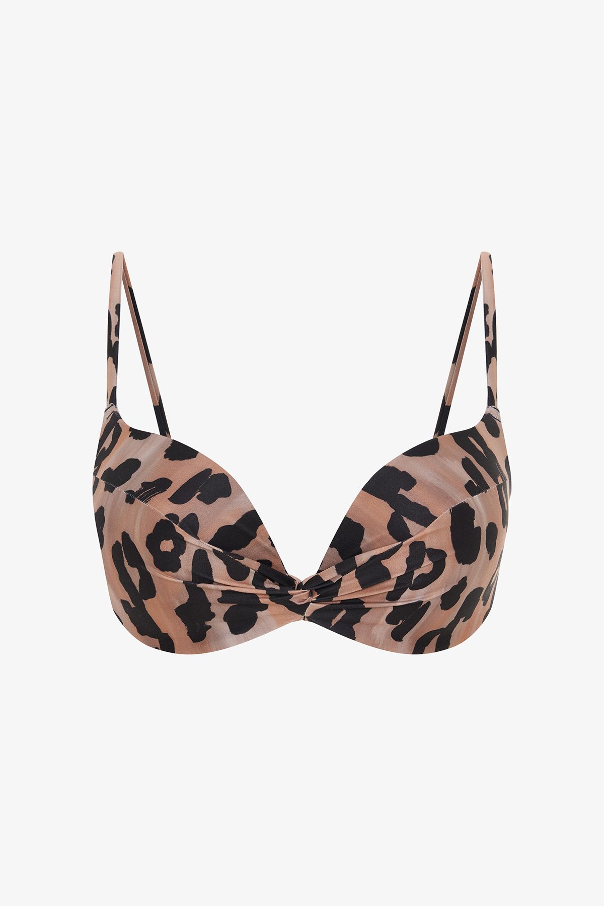 Penti-Clove Lol up Leopard Patterned Push up Underwire Bralet Bikini Top 6