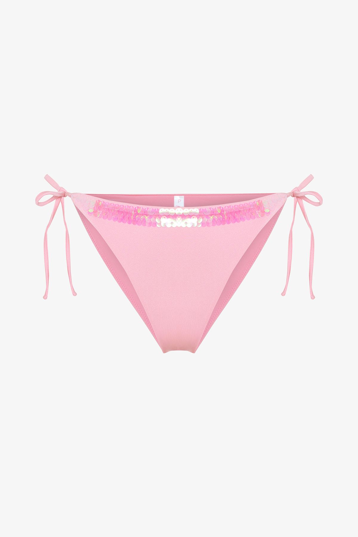 Penti-Sequin Sequined Pink Bikini Bottom - Gamze Erçel Collection 5