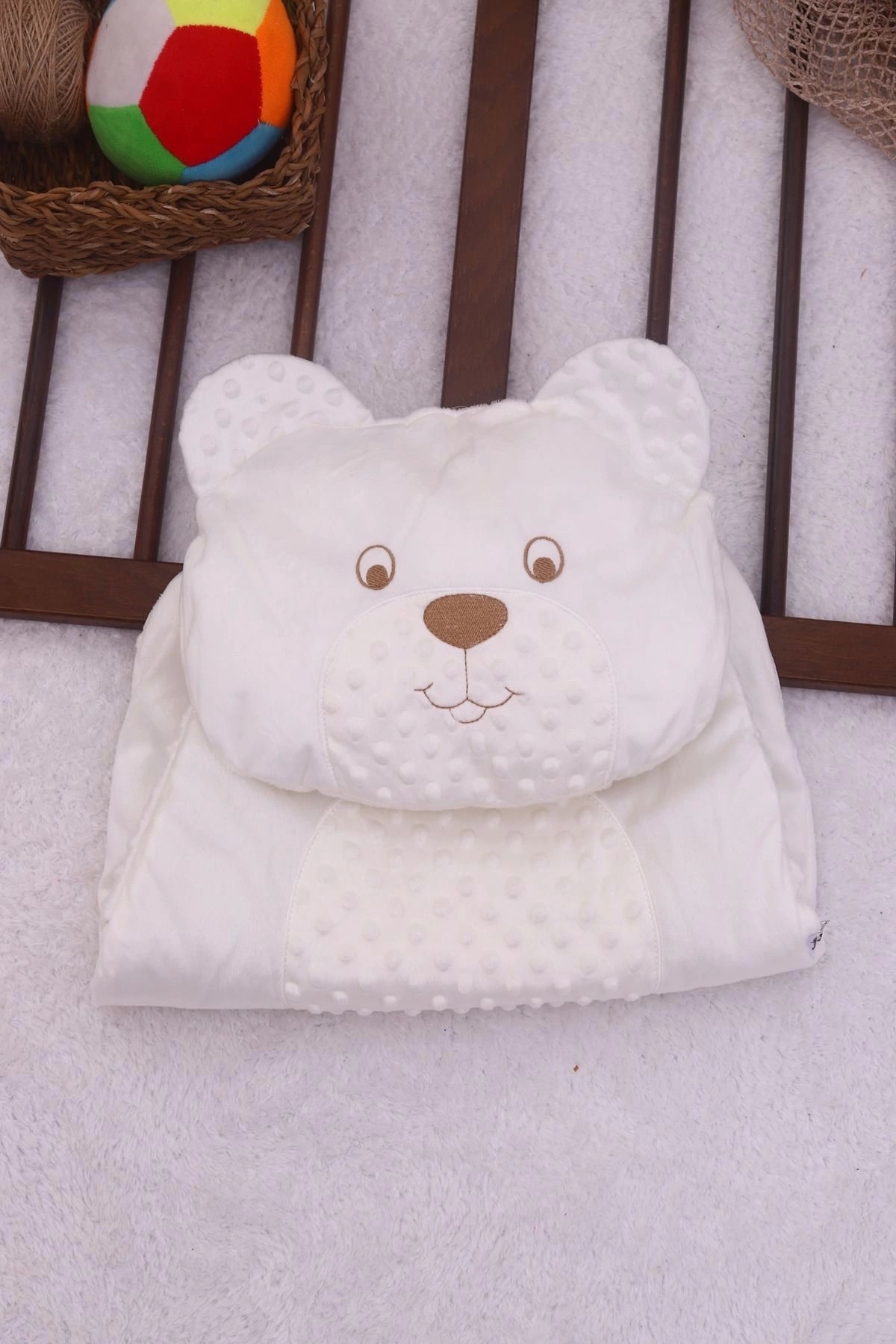 Buude Kids Ayıcık Nakışlı Yastıklı Bebek Alt Açma fotoğrafı 6 (önizleme)
