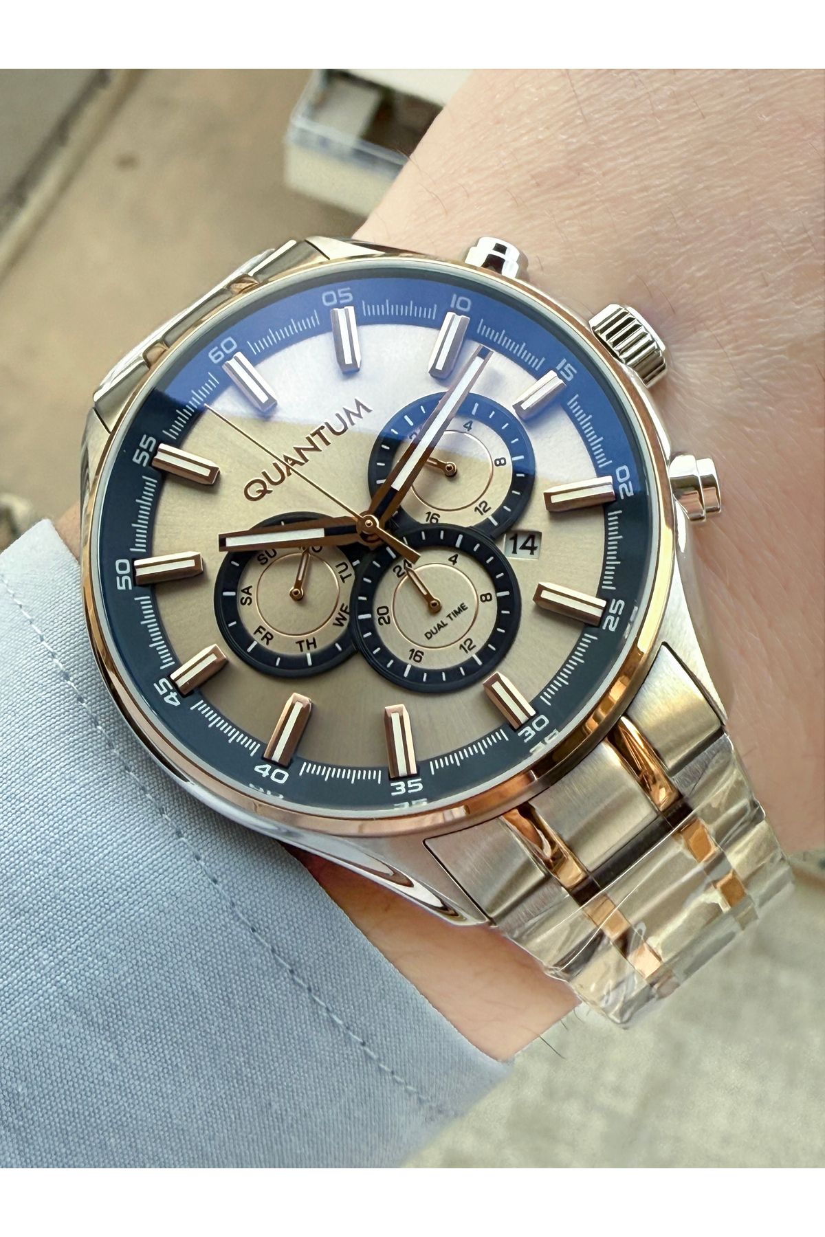 Quantum-Original Guaranteed 10 Atm Waterproof Men's Wristwatch 1