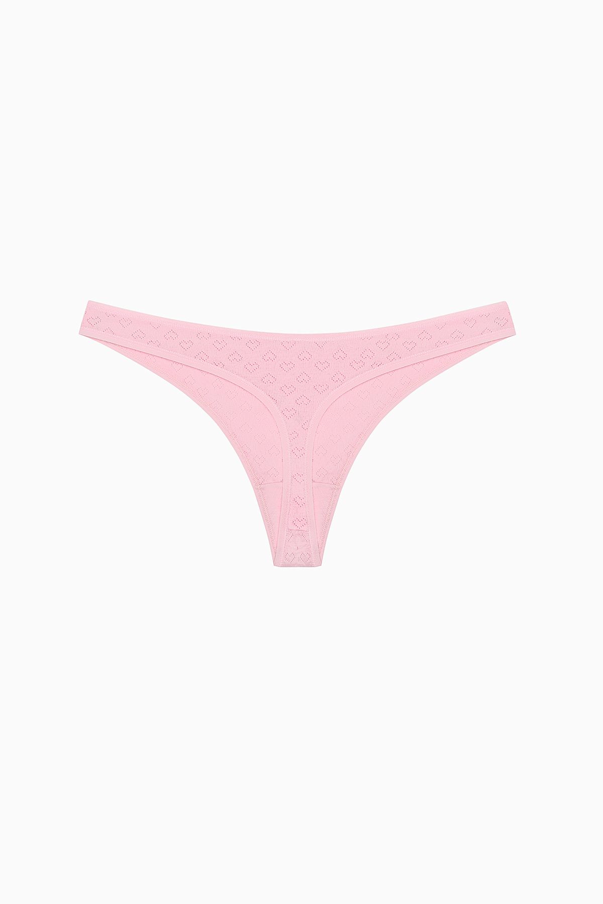 Penti-Sweet Heart Cotton 3 Pointel Multicolored Thong Panties 6