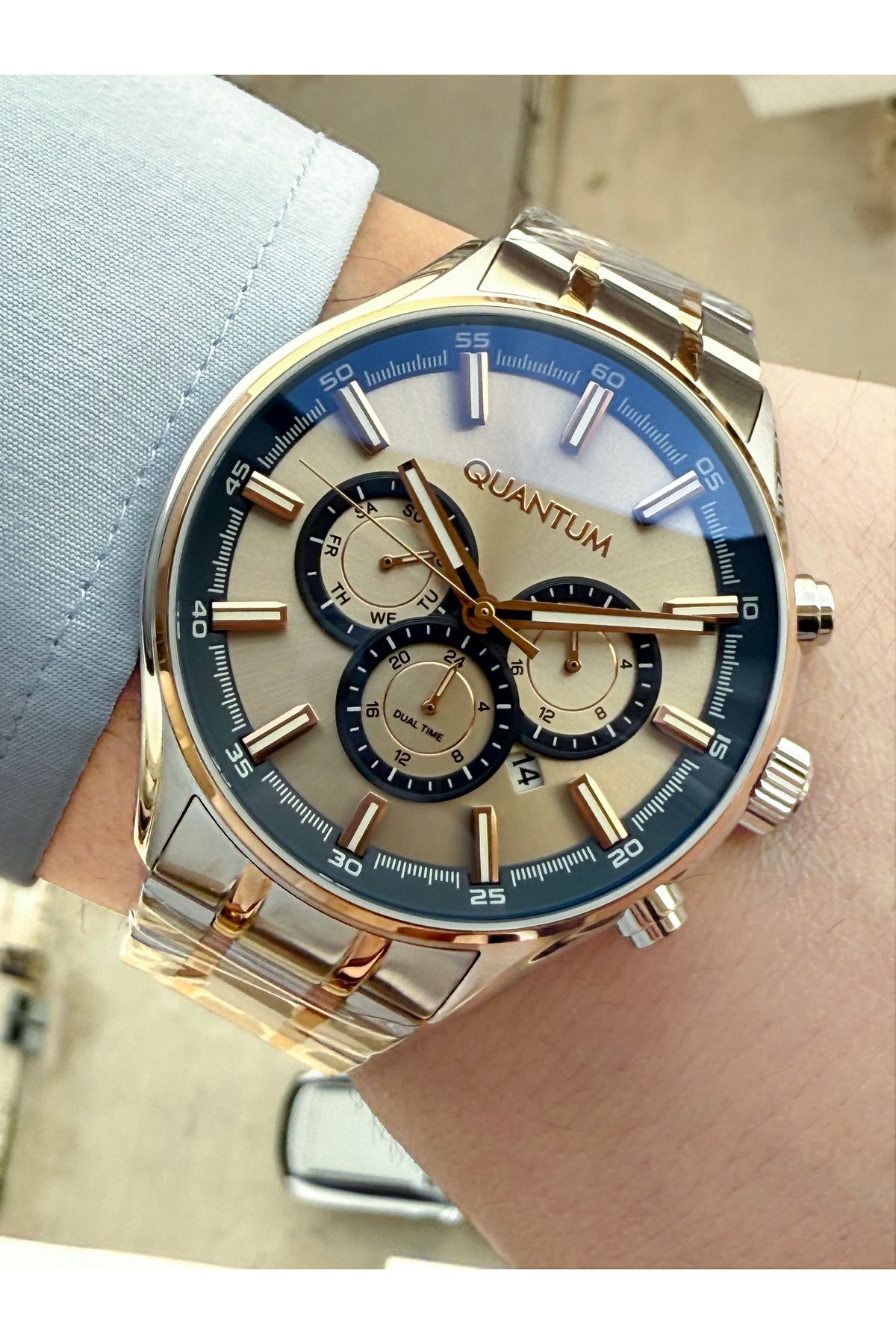 Quantum-Original Guaranteed 10 Atm Waterproof Men's Wristwatch 2