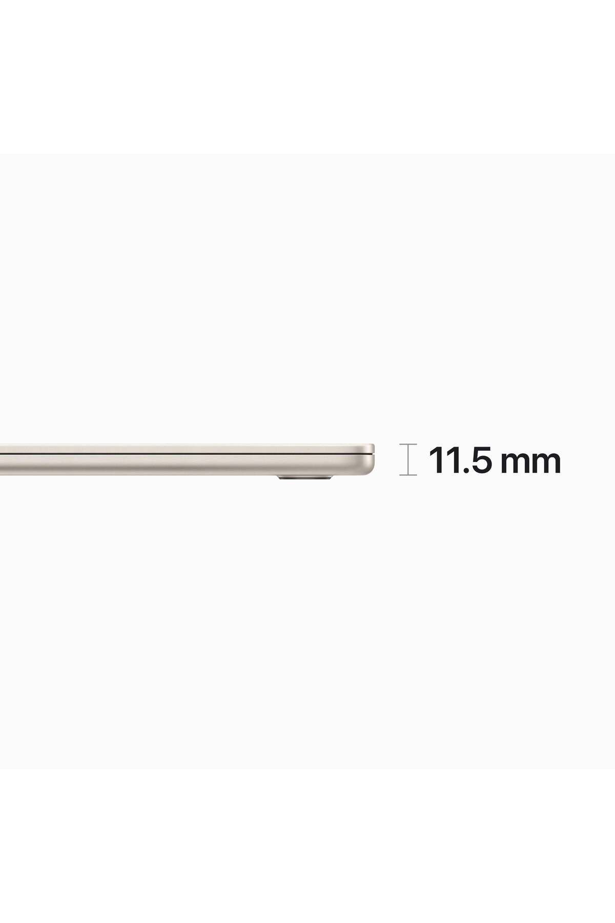 Apple-MacBook Air مقاس 15 بوصة: شريحة M2 مع وحدة معالجة مركزية 8_core ووحدة معالجة رسومية 10_core، وSSD سعة 512 جيجابايت - Starlight 3