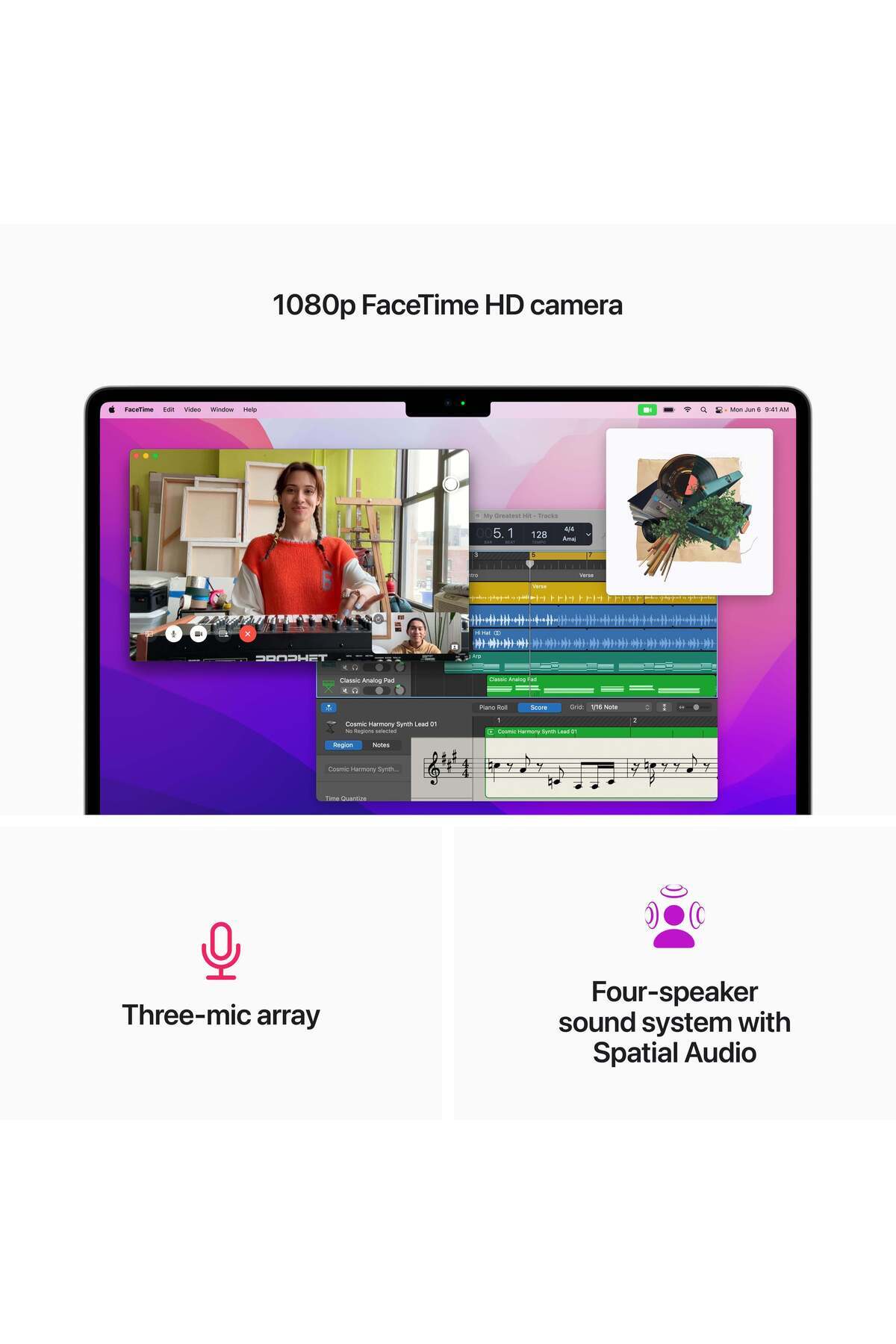 Apple-13-inch MacBook Air: M2 chip with 8‑core CPU and 8‑core GPU, 256GB SSD - Silver 6