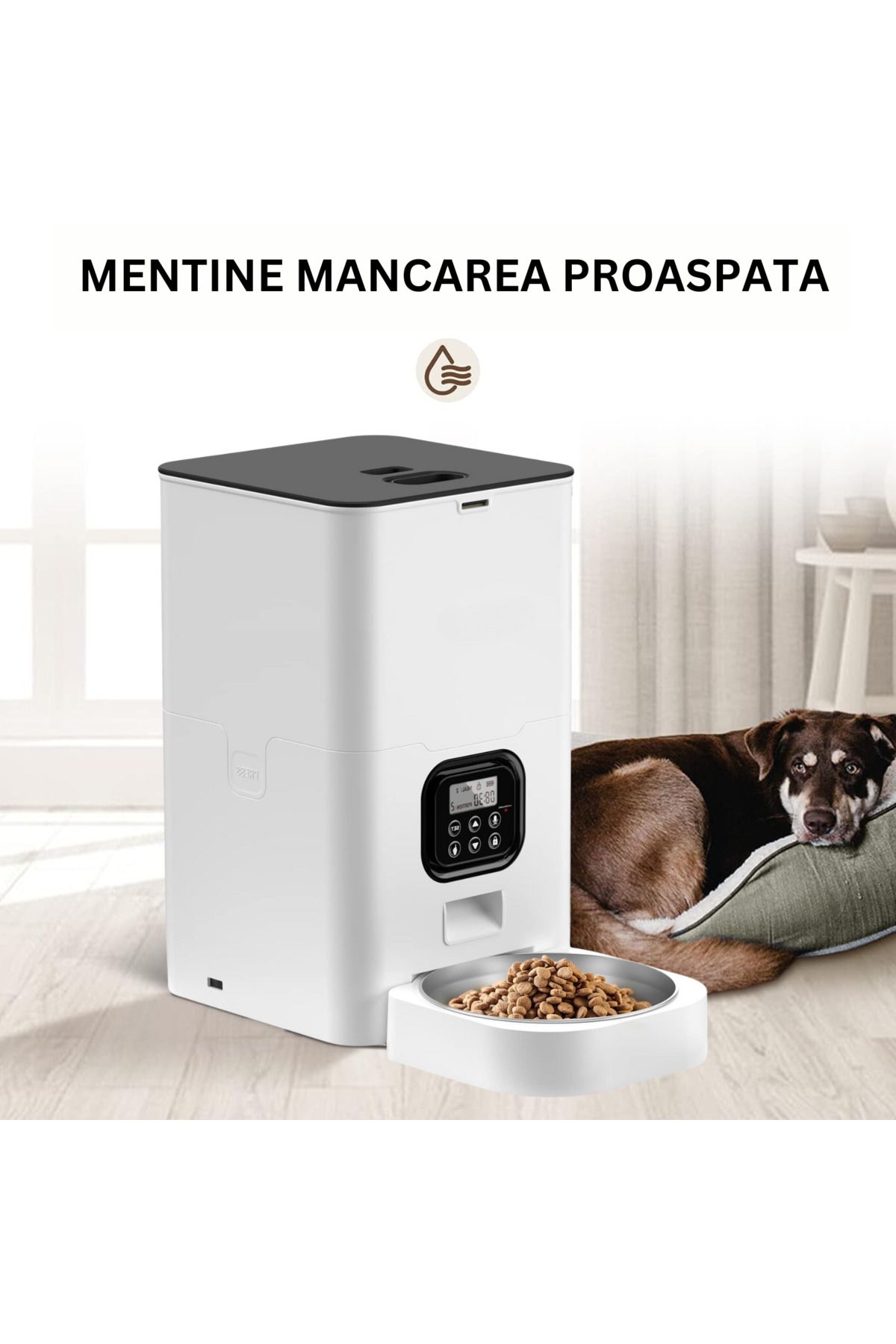 Infiniteea-Hrănitor automat pentru câini și pisici, 4L, Wifi, programabil 8
