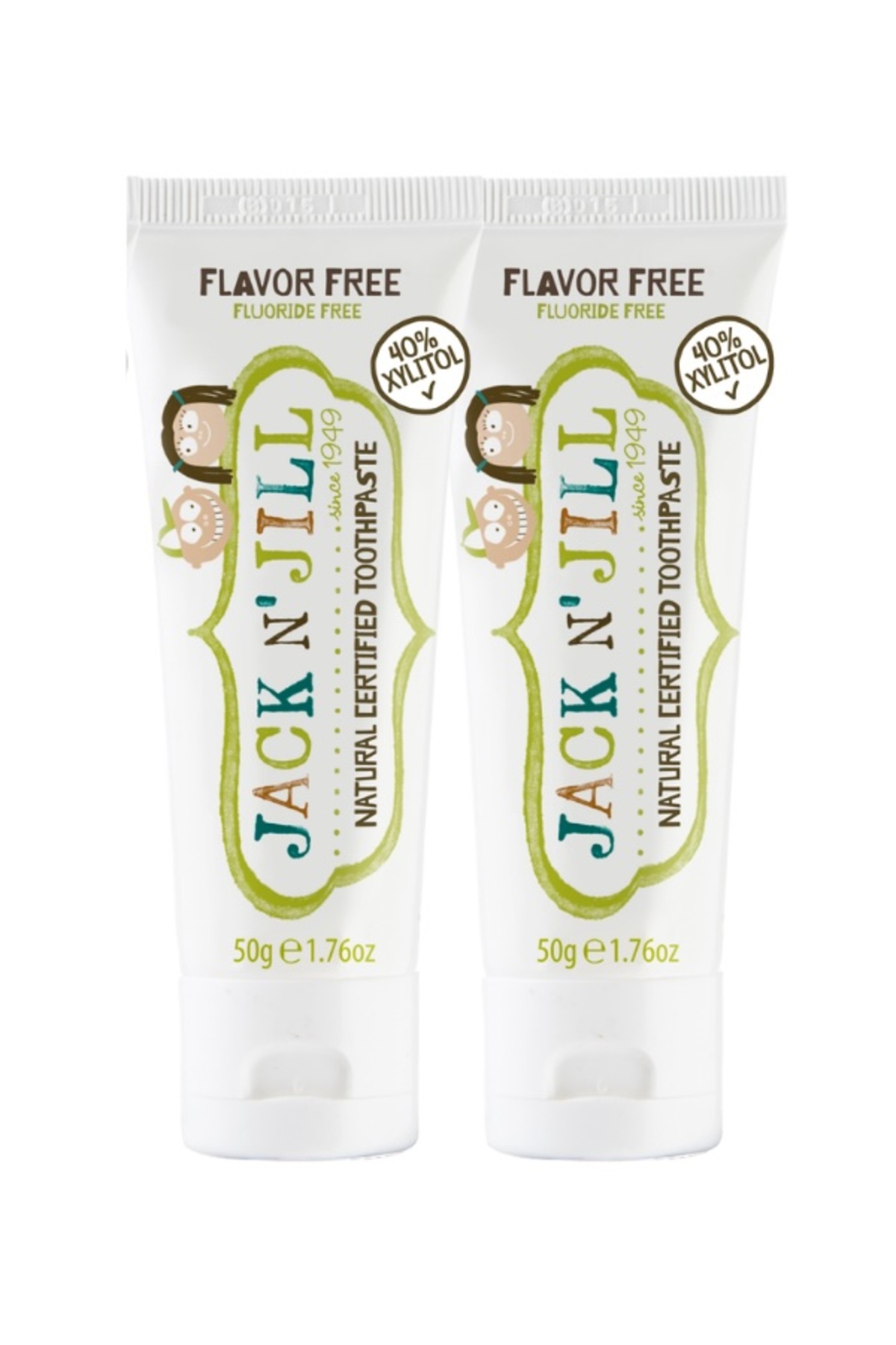 Jack N'Jill Jack N Jill Doğal Sertifikalı Diş Macunu - Aromasız 2x50g