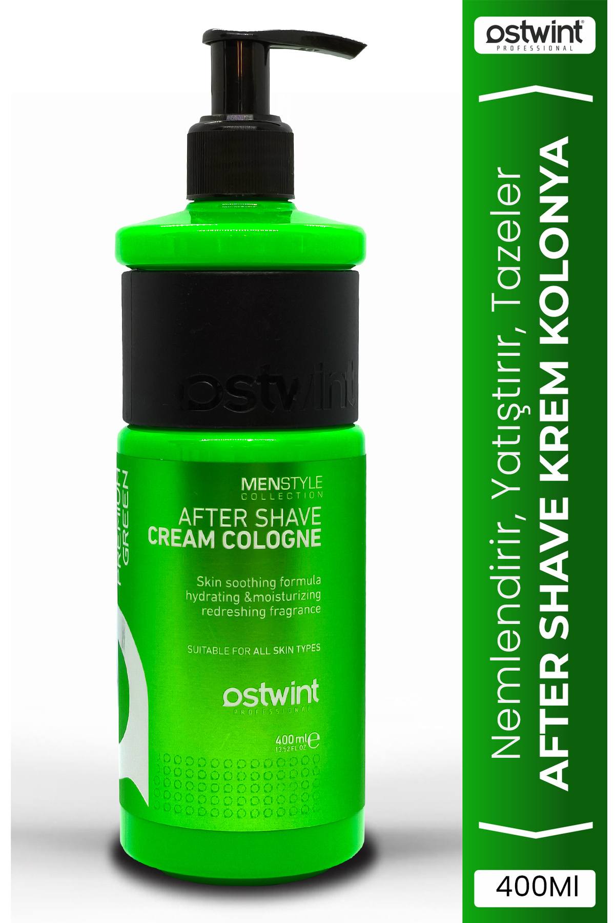 Ostwint Tıraş Sonrası Krem Kolonya -Premium Green 400ml