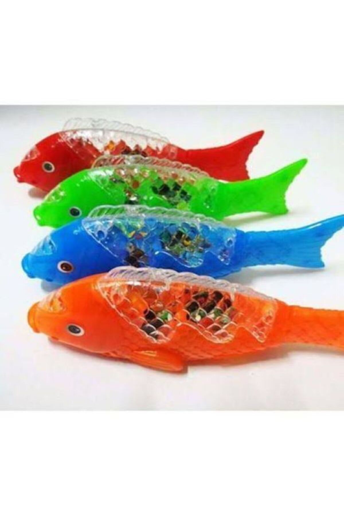 Tuna toys Hareketli kuyruklu müzikli ışıklı yerde yürüyen pilli renkli oyuncak balık (PİL HEDİYELİ)