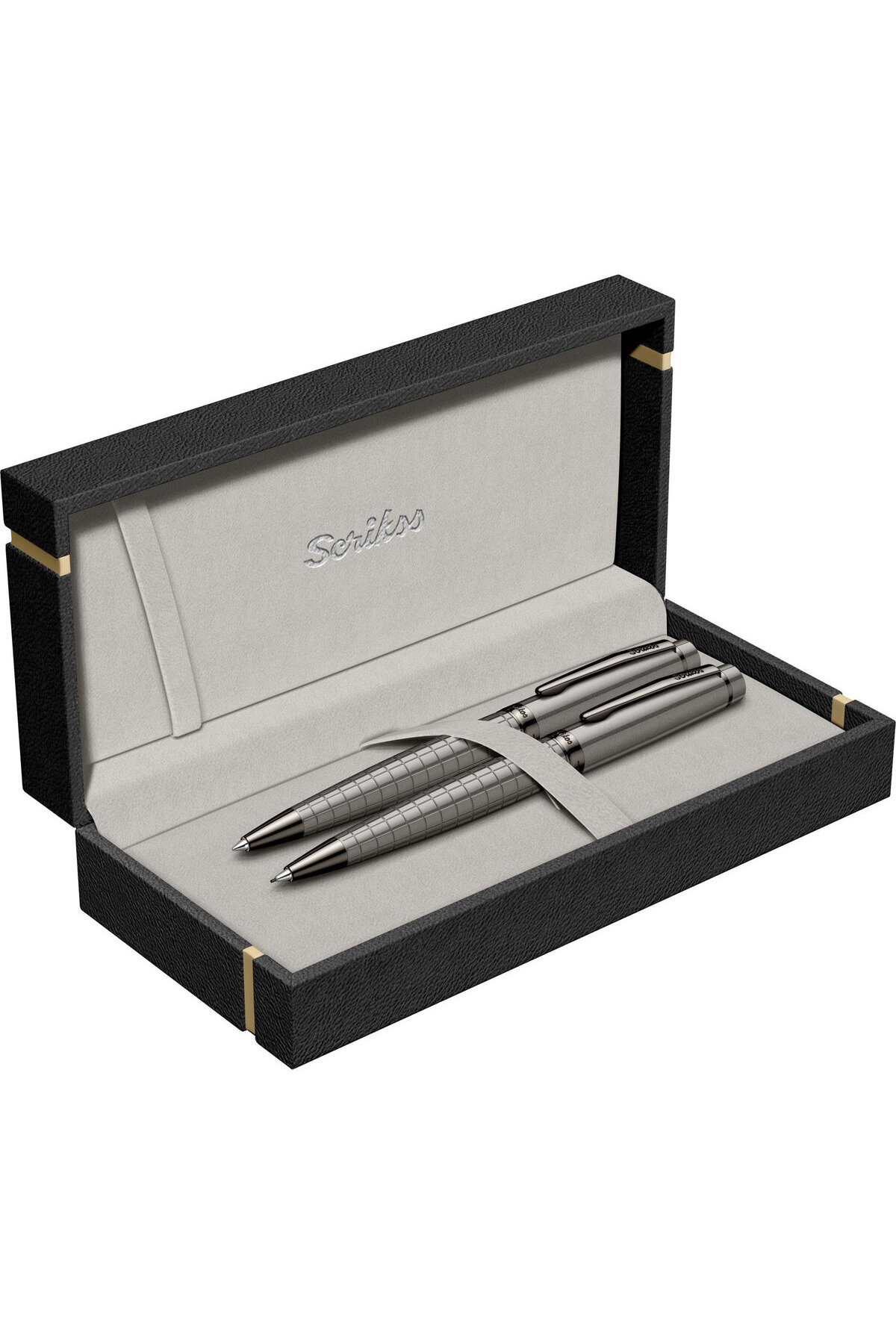 Scrikss WizDesign 38 TÜKENMEZKALEM + VERSATİL SET KARBON GRİ (ÖMÜR BOYU GARANTİLİ-LÜKS KUTULU-KİŞİYE ÖZEL)