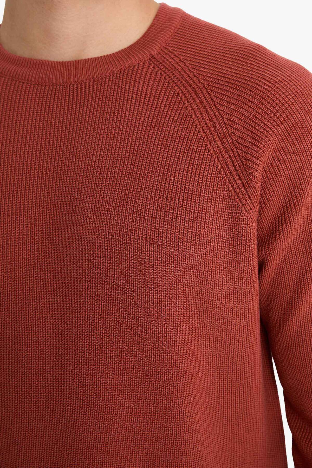 DeFacto-Standard Fit Crew Neck Strickpullover A8458AX24WN 5