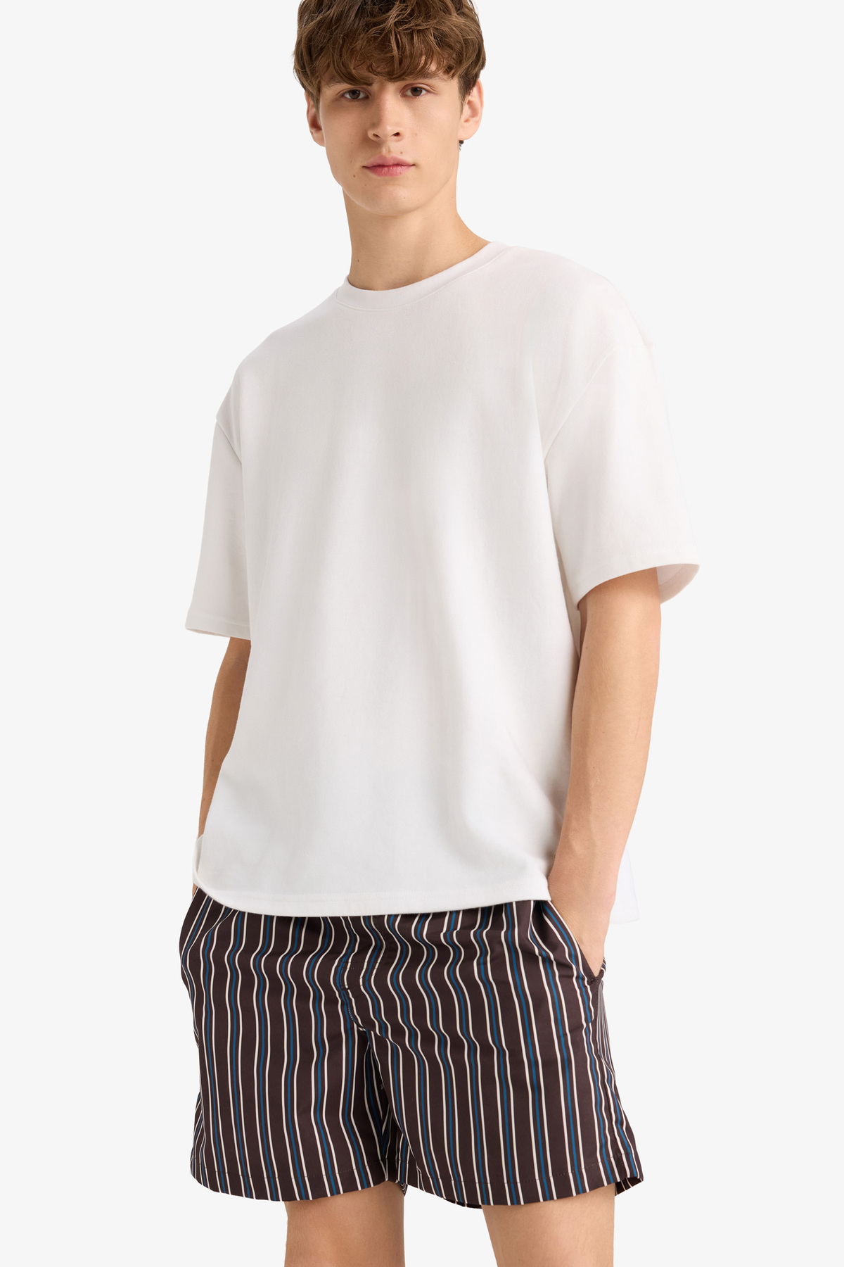 DeFacto-Micro Sea Shorts with Mesh Lining G0178Ax25Hs 3