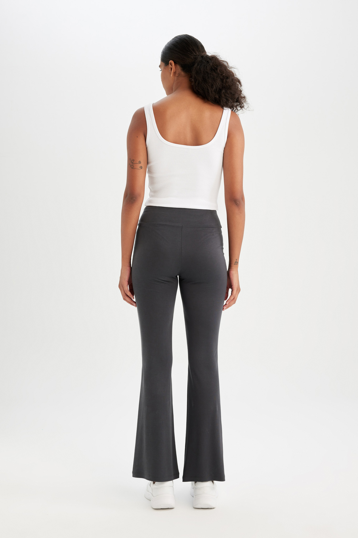 DeFacto-DeFactoFit Modalhose mit ausgestelltem Bein C0420AX24SM 6