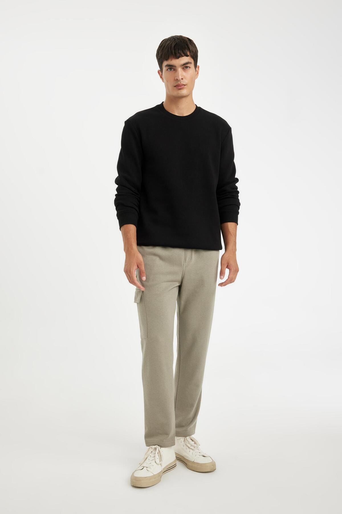 DeFacto-Jogginghose Slim Fit Mit Cargo-Taschen Gerades Bein D6090AX24AU 4