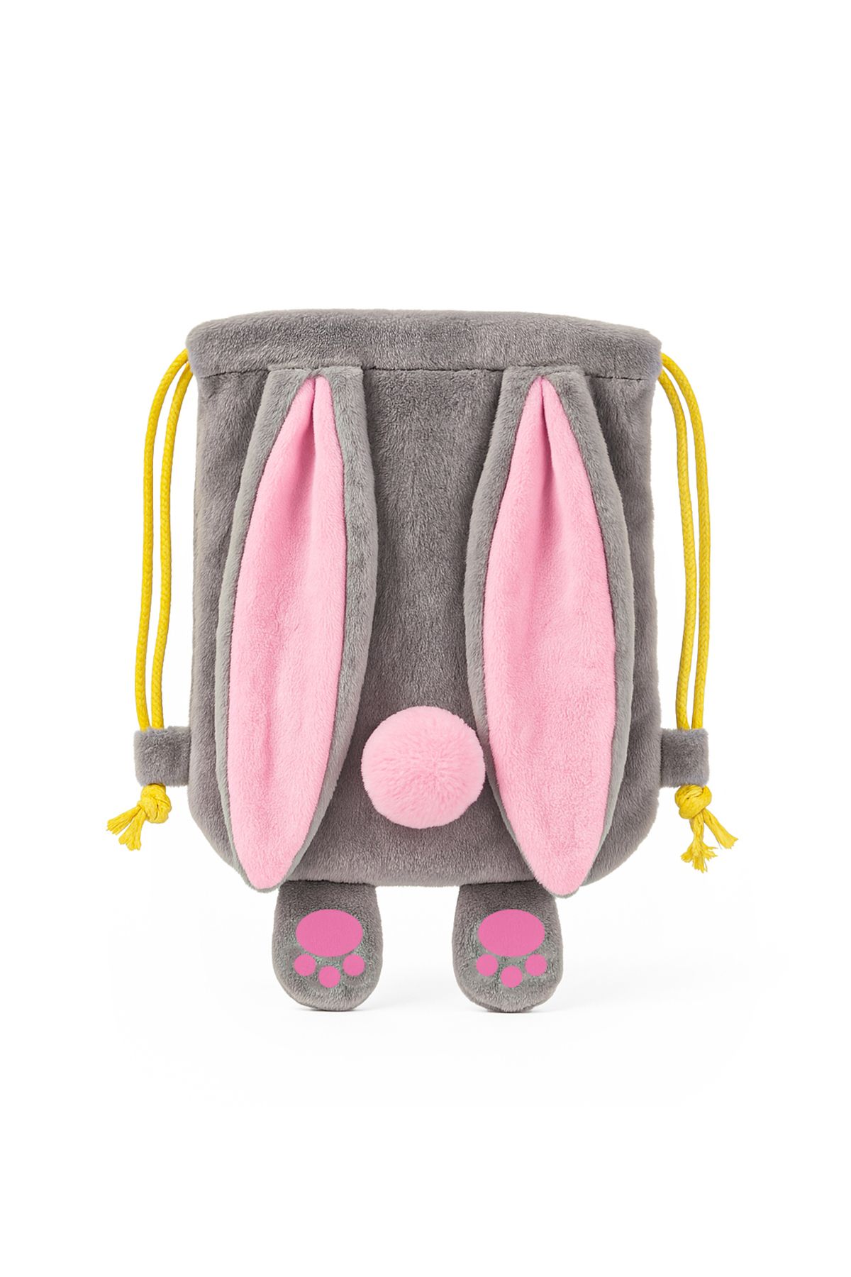 Özgüner Oyuncak-Pabtex Rabbit Ear Backpack – Plush Fabric, Colorful Rope Detailed Model 2