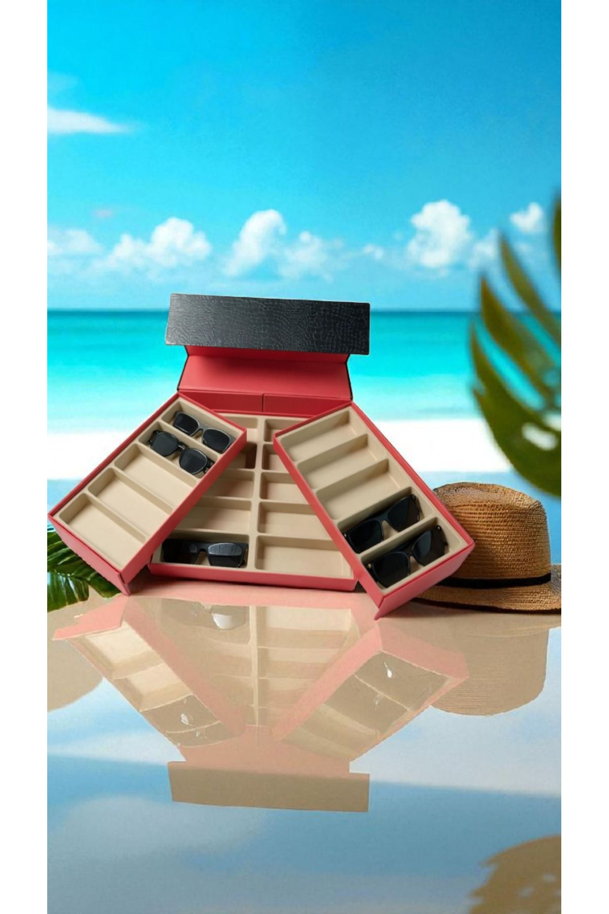 bonjorno aksesuar-20 Piece Glasses Storage Box 5
