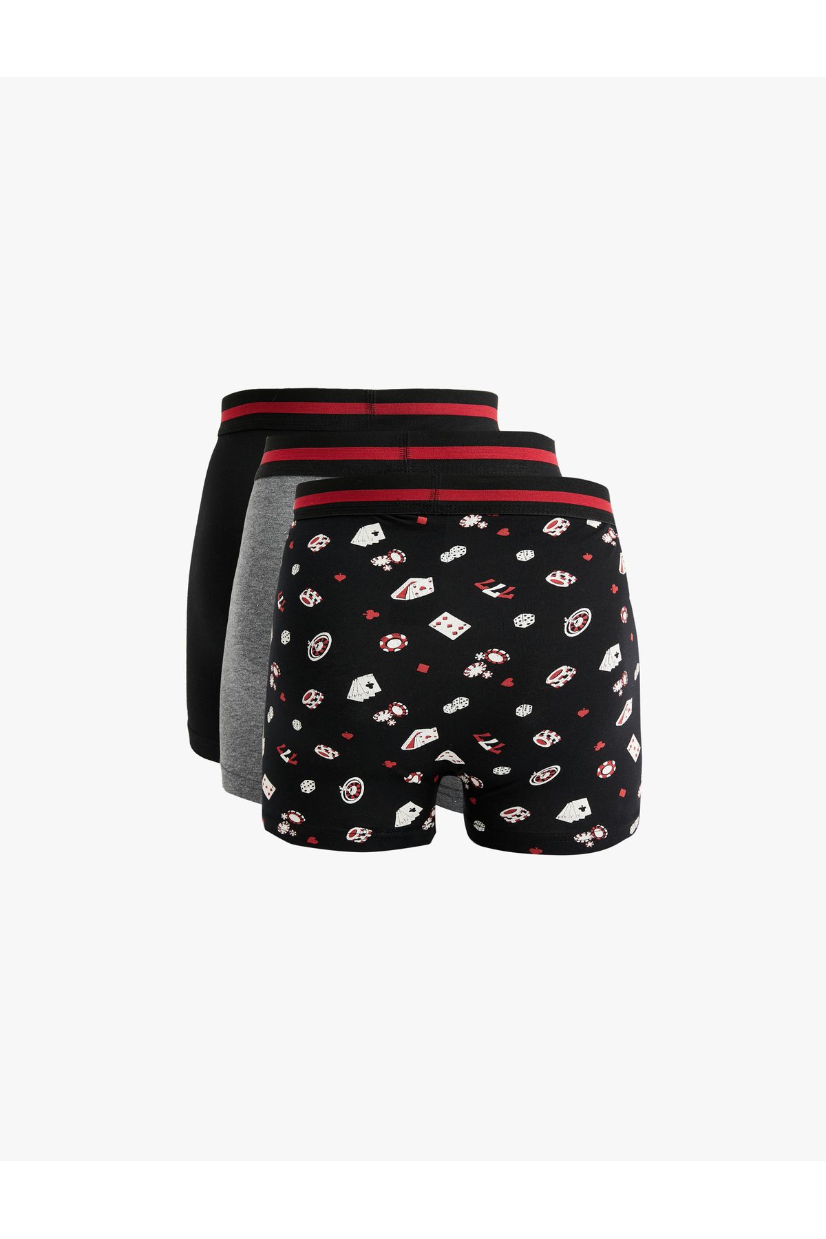 Koton-3 Boxer Set Slogan Printed Multicolored Cotton 2