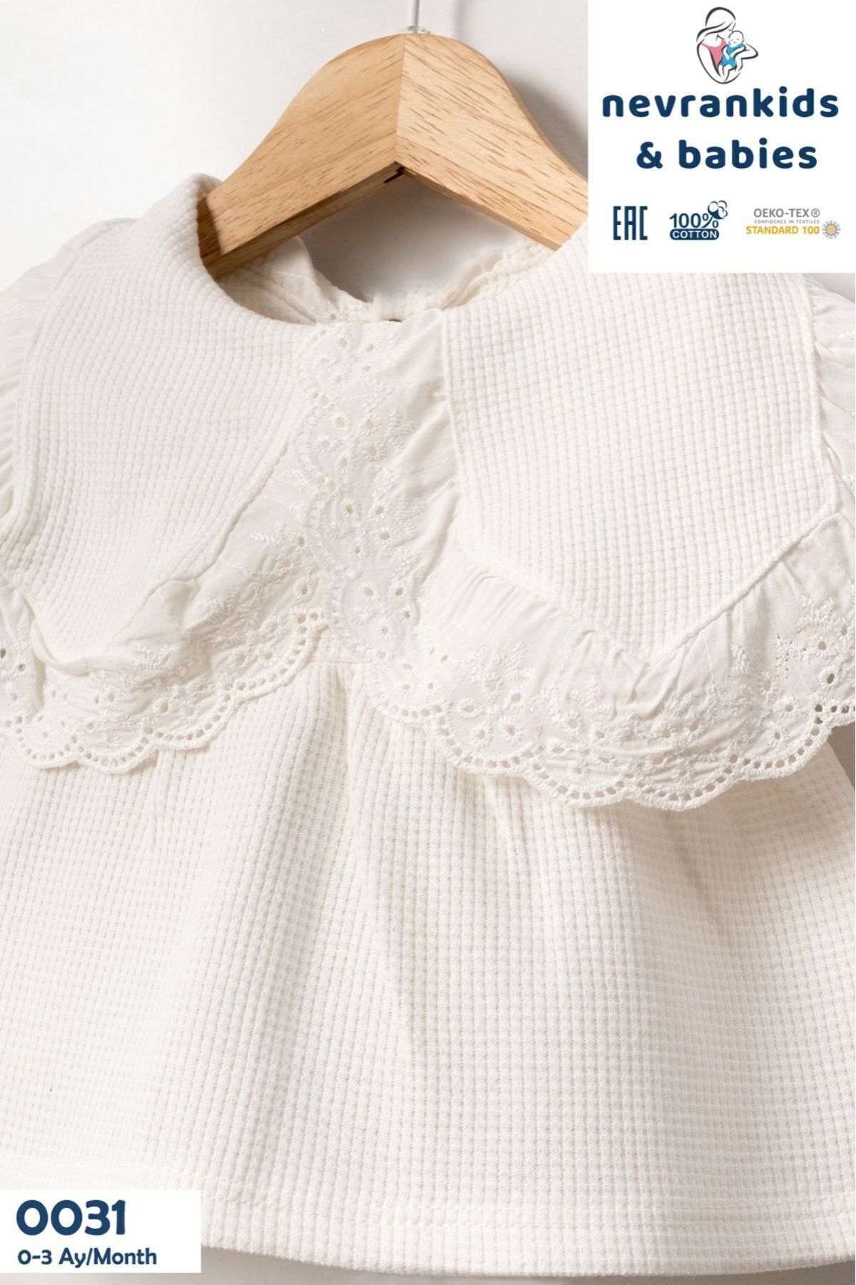 nevrankids Kız Bebek Fistolu Hastane Çıkışı 5'Li Yeni Doğan Seti 0-3 Ay fotoğrafı 2 (önizleme)