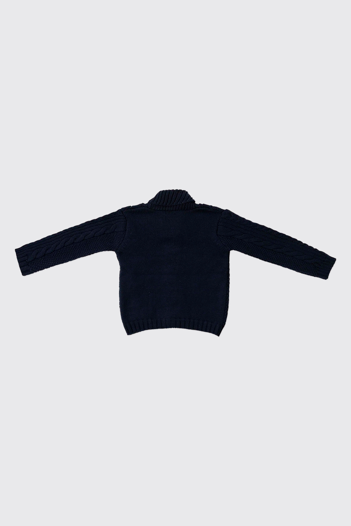 Panço Erkek Bebek Lacivert Triko Hırka fotoğrafı 2 (önizleme)