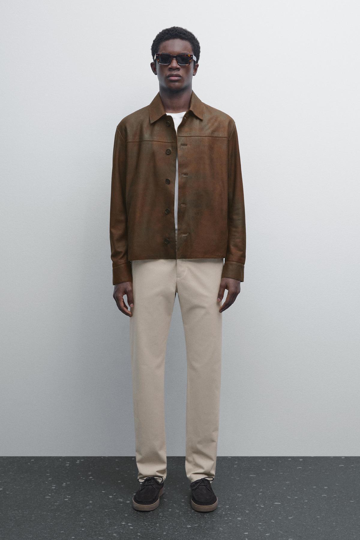 ماسیمو دوتی شلوار بافت‌دار اسلیم فیت