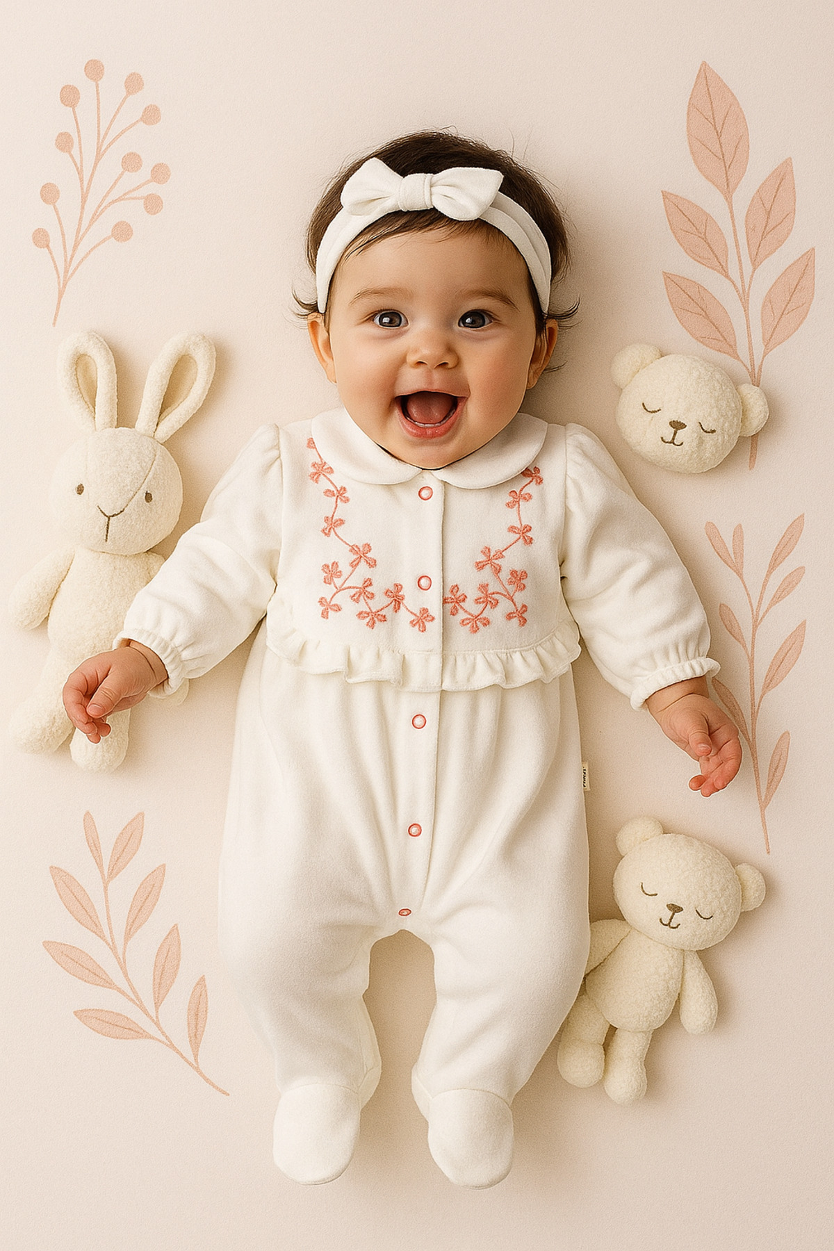 Ozz Baby KIZ BEBEK ¥İDOĞAN YONCA TULUM MODELİ HASTANE ÇIKIŞI (0-9