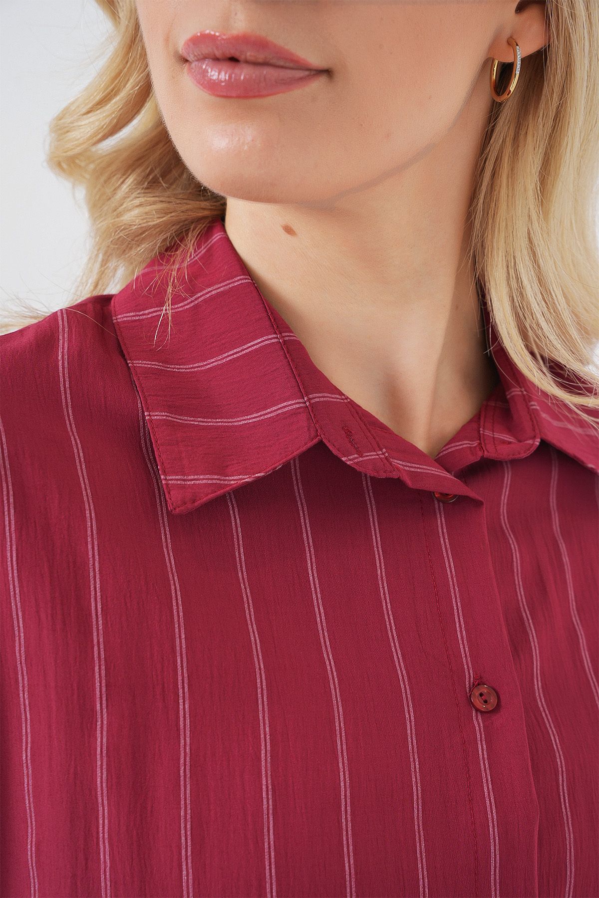 Bigdart-3900 Oversize Checkered Shirt - Red 5