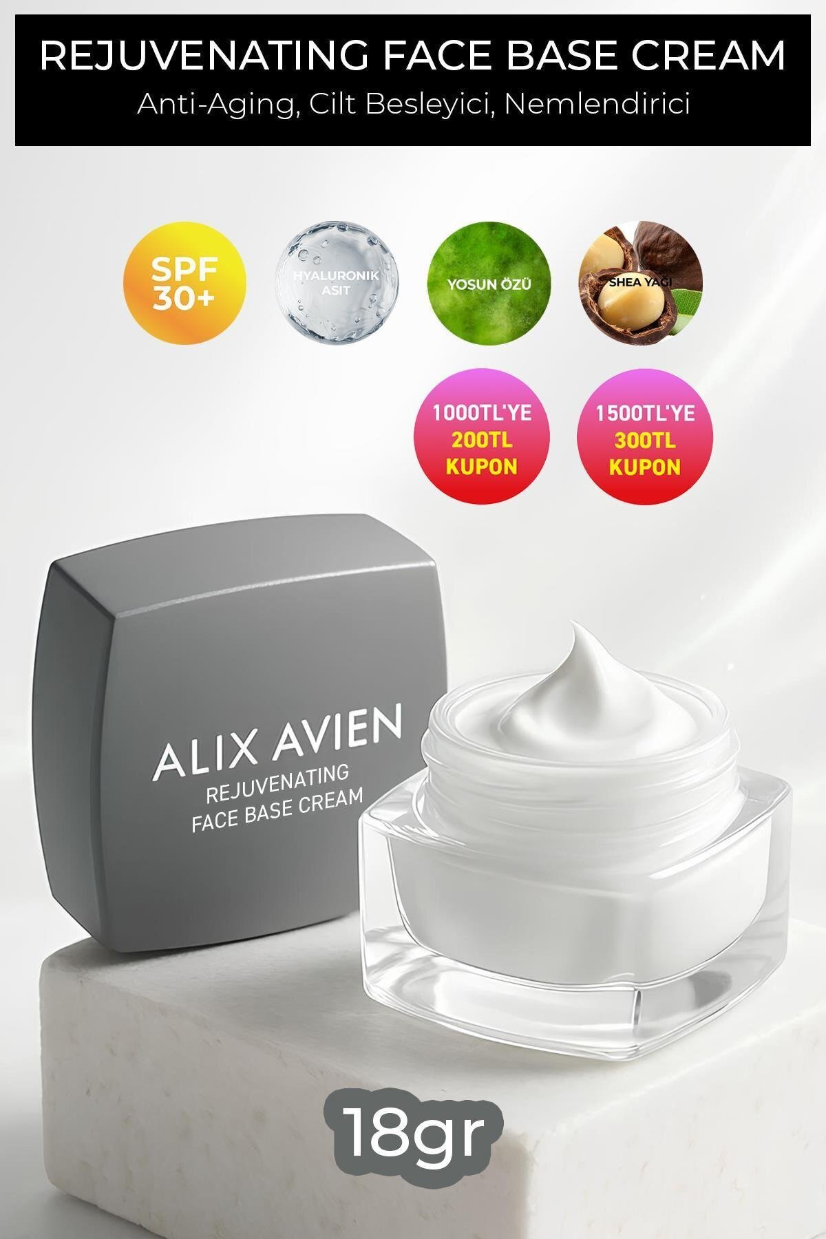 Alix Avien-Rejuvenating Rejuvenating Face Base Cream - SPF 30 1