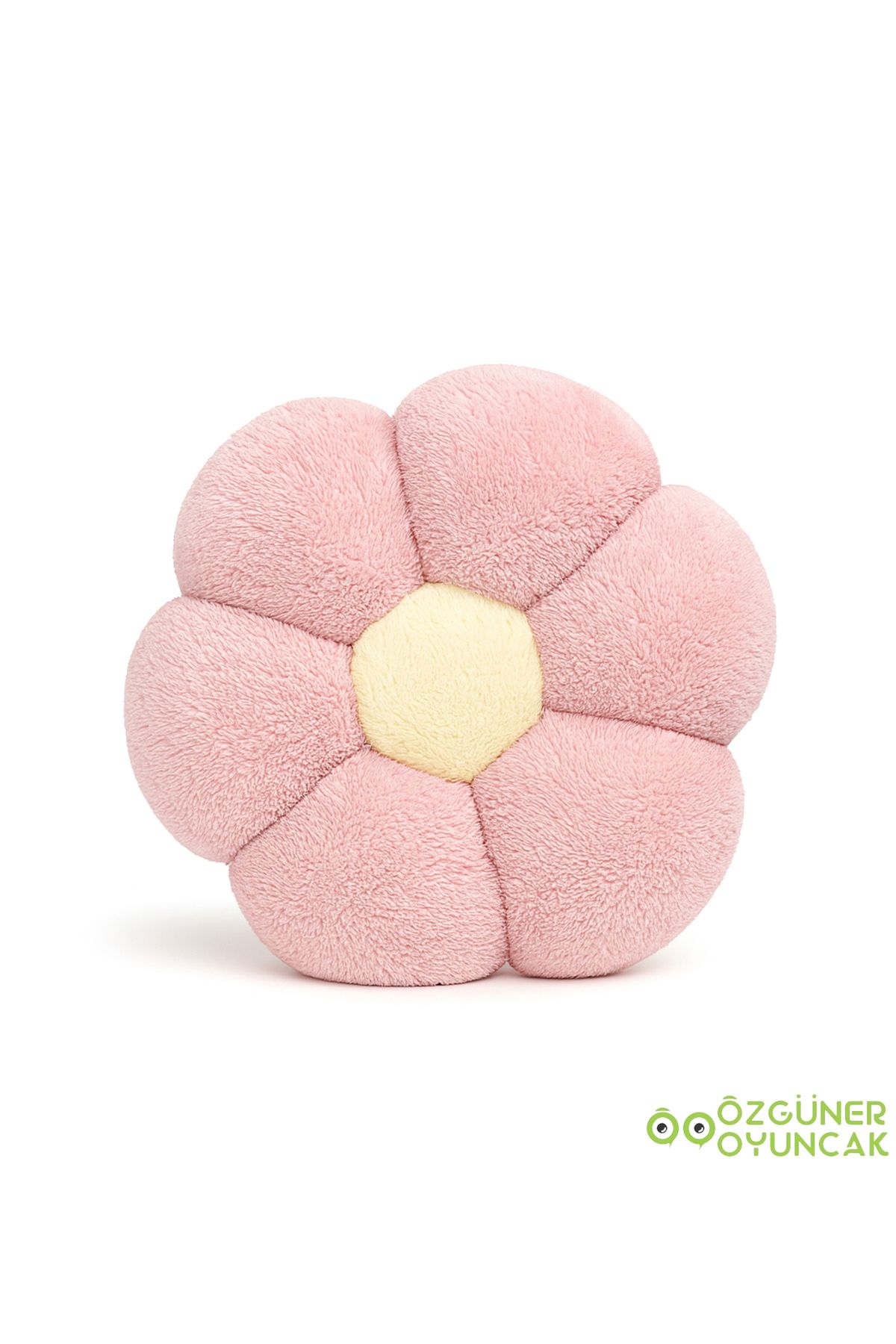 Özgüner Oyuncak-Decorative Daisy Shaped Plush Pillow 40 cm – Soft and Comfortable Design 2