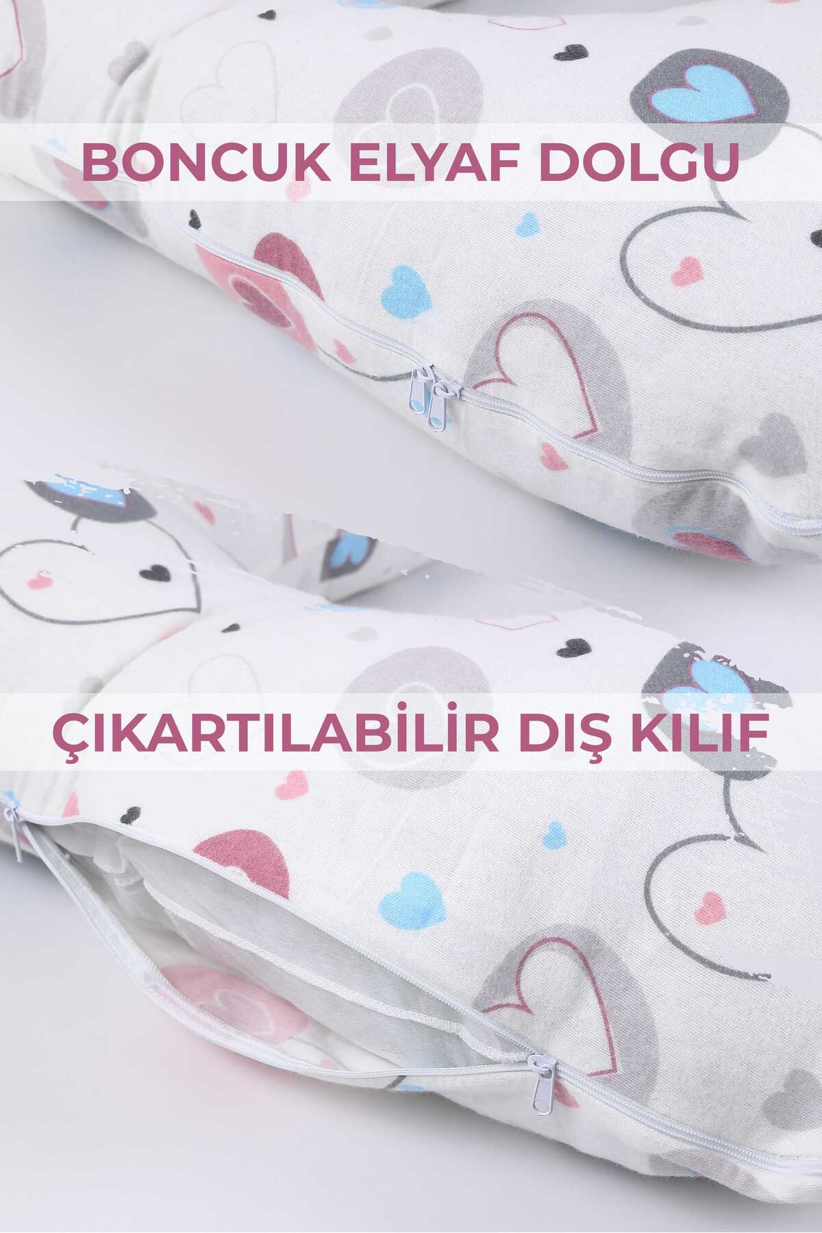 RUYALAR BEBEK 5 Farklı Bölge Destekli Hamile Ve Emzirme Yastığı fotoğrafı 3 (önizleme)