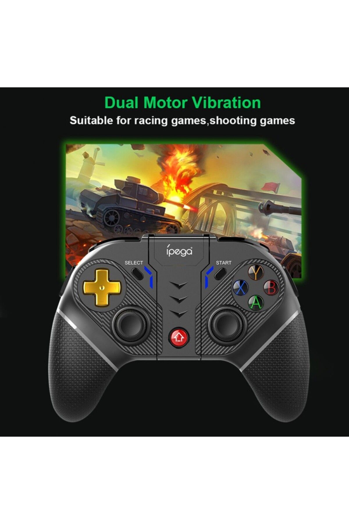 ipega-Gamepad controller Wireless Gold Warrior 2.4G, Android and IOS, 6 inch Smartphone support 7