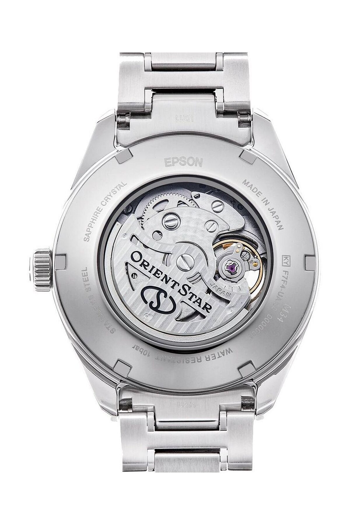 Orient Star-Ceas automat bărbătesc albastru, Orient F744, japonez, 24 de pietre, rezervă de mers de 50 de ore 6